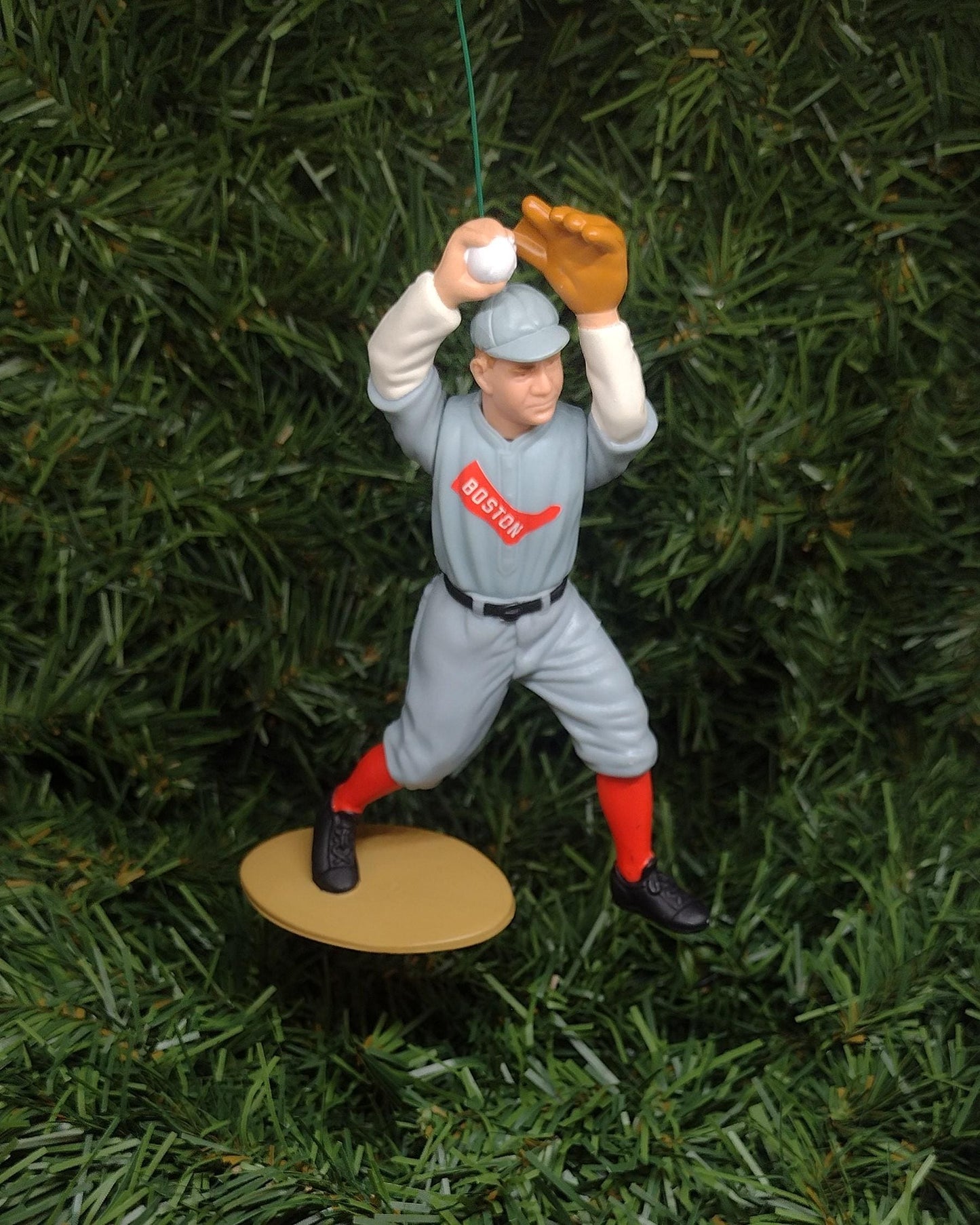 BOSTON AMERICANS (Red Sox) ornament Cy Young Christmas tree decoration MLB baseball unique Xmas gift idea