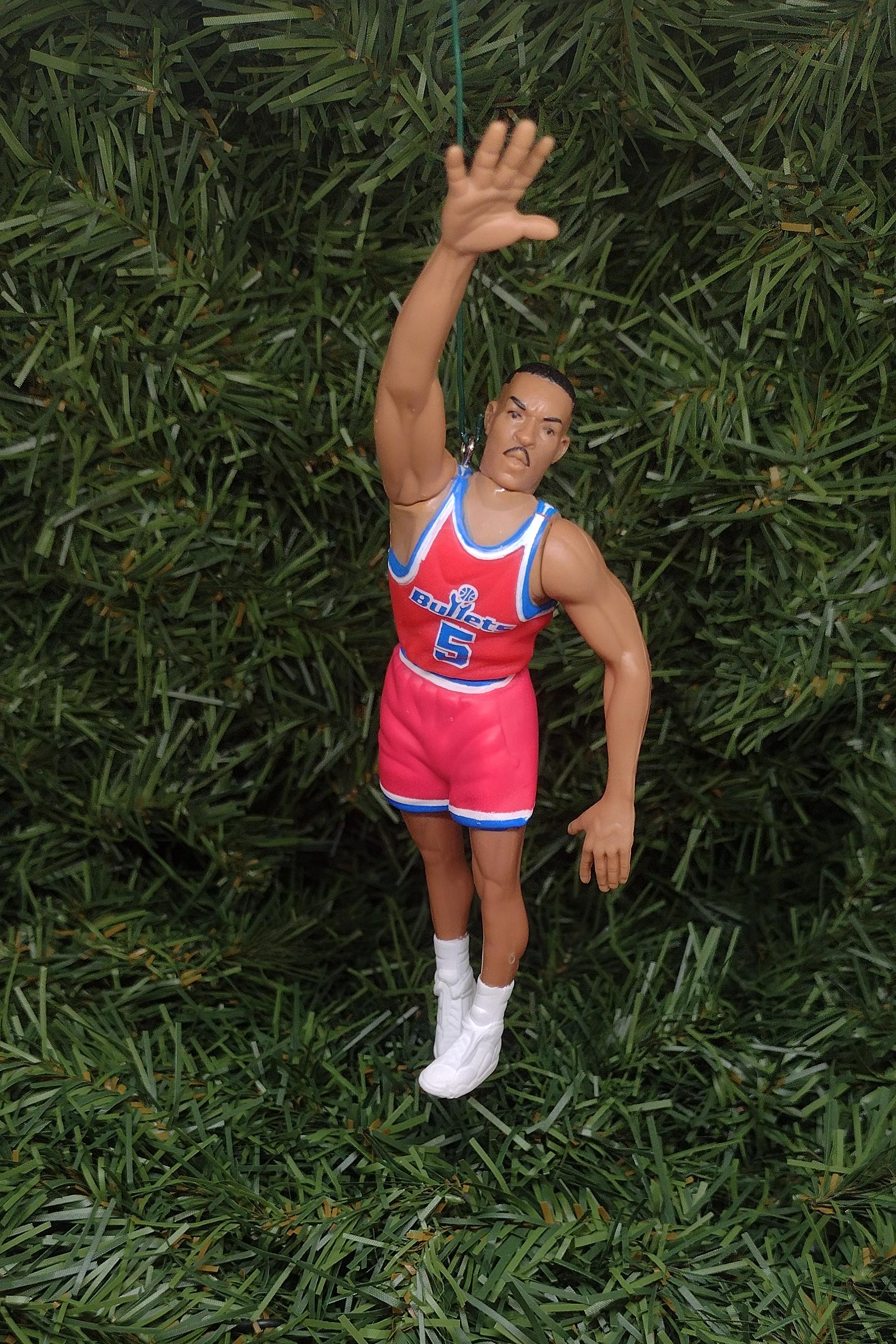 WASHINGTON BULLETS Ornaments Christmas Tree Decoration Chris Webber Juwan Howard Tom Gugliotta Calbert Cheaney NBA Unique Gift Idea