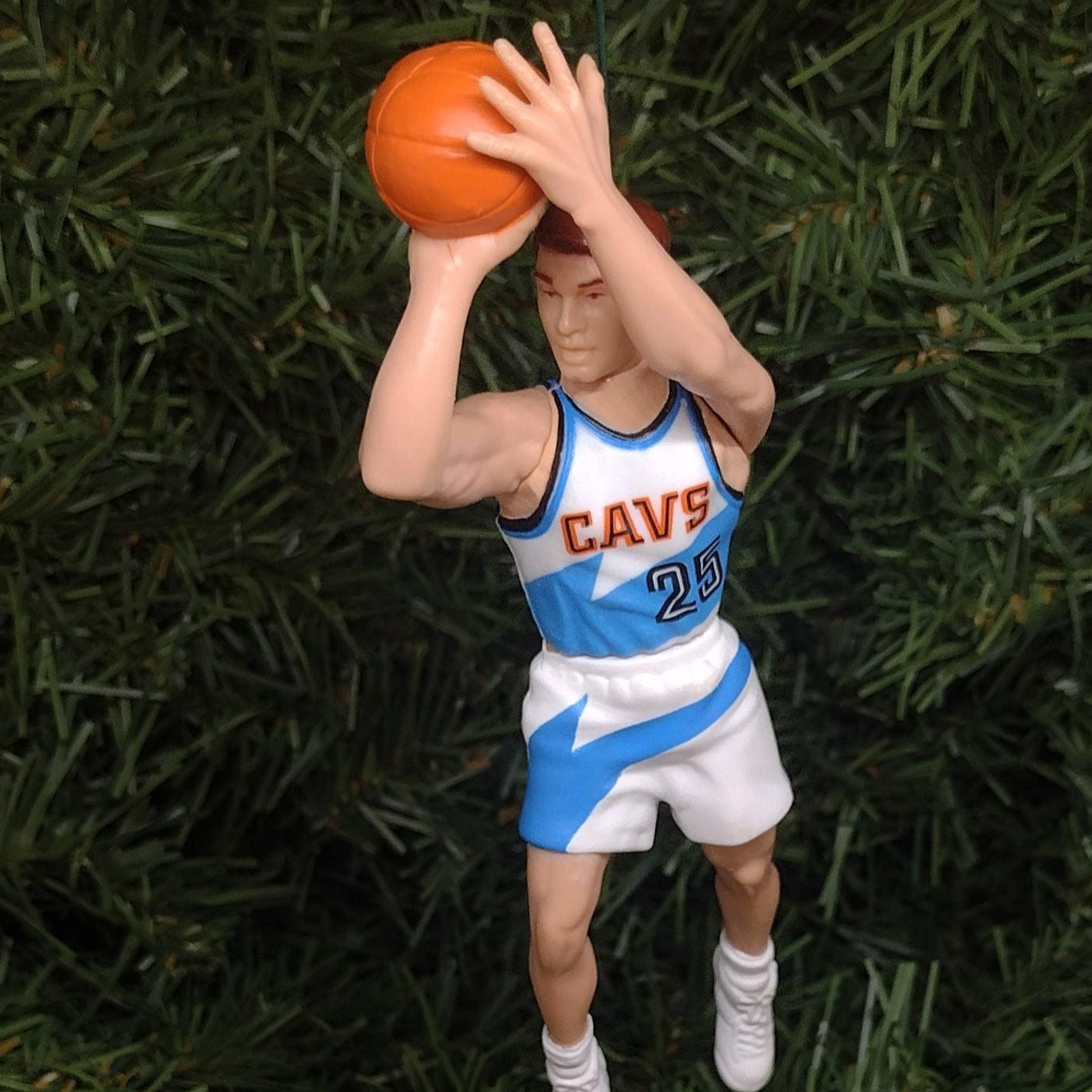 CLEVELAND CAVS Christmas Ornaments Mark Price/Brad Daugherty/Tyrone Hill/Shawn Kemp Xmas Cavaliers NBA Basketball Figure Unique Gift