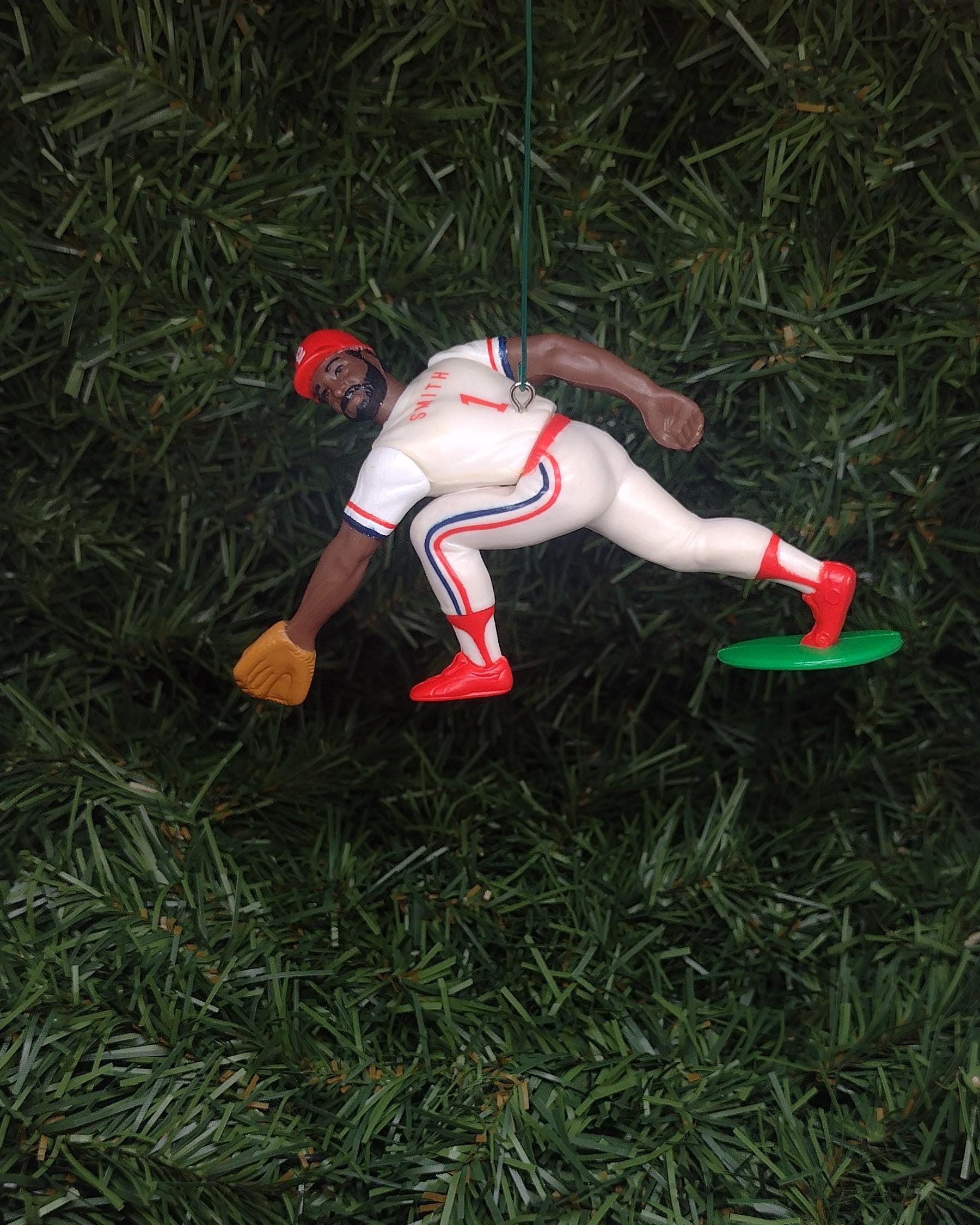 Ozzie Smith SAINT LOUIS CARDINALS Christmas tree ornament mlb baseball xmas figure unique gift idea