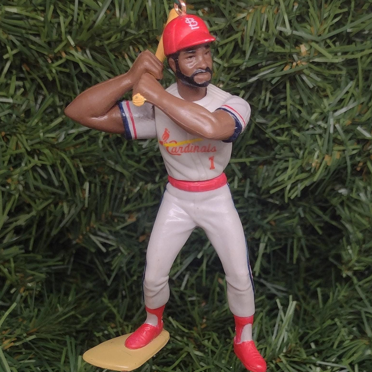 Ozzie Smith SAINT LOUIS CARDINALS Christmas Ornament Gift Idea Mlb Baseball Figure Unique Xmas Tree Decoration