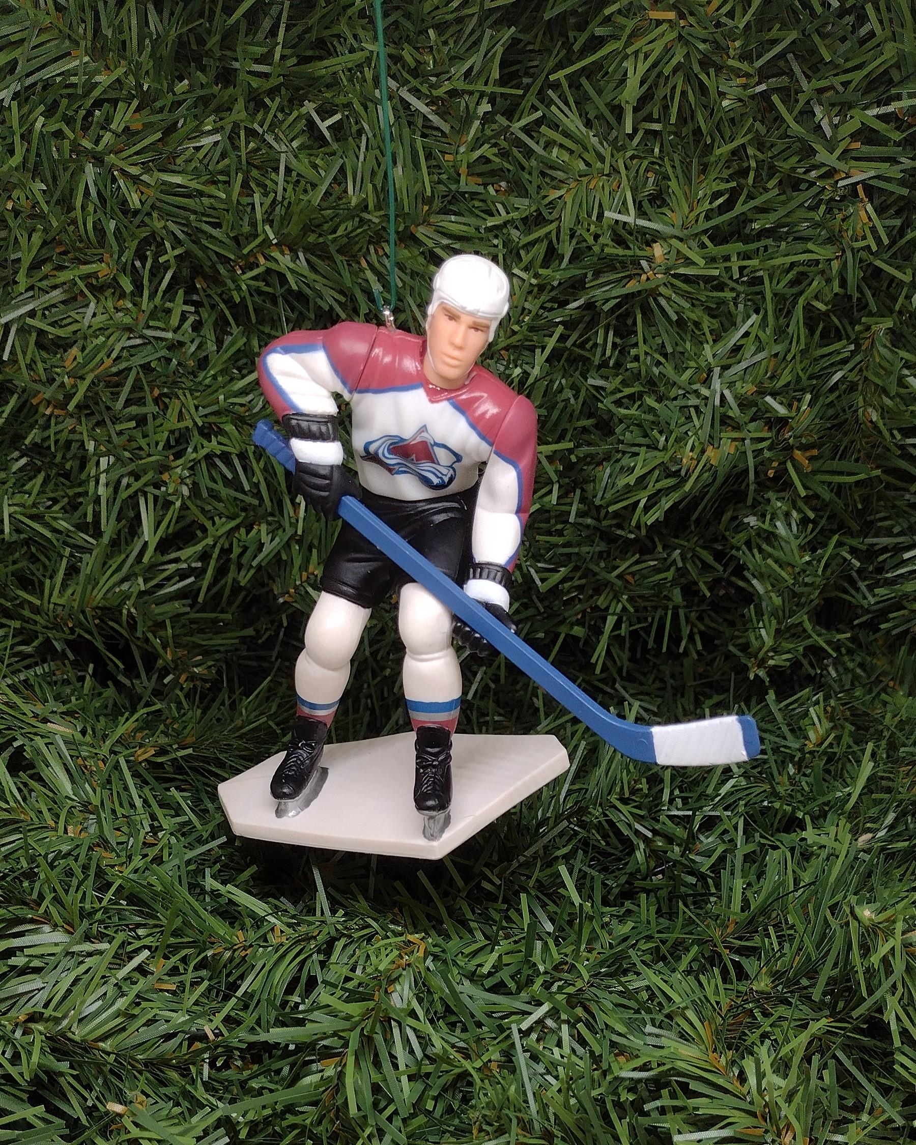 COLORADO AVALANCHE ornaments Christmas tree decoration Patrick Roy/Joe Sakic/Peter Forsberg/Ray Bourque AVS unique xmas gift nhl hockey