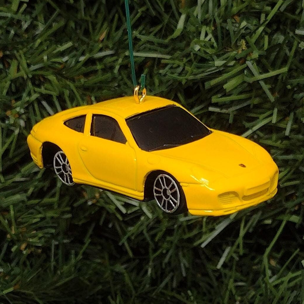 PORSCHE 911 Carrera Ornament Christmas Tree Decoration Unique Gift Idea