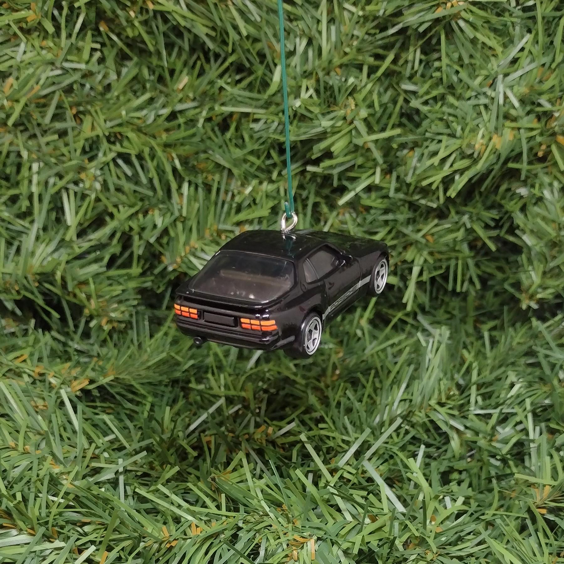 PORSCHE 944 Turbo Ornament Christmas Tree Decoration Unique Gift Idea Black 1982-1991