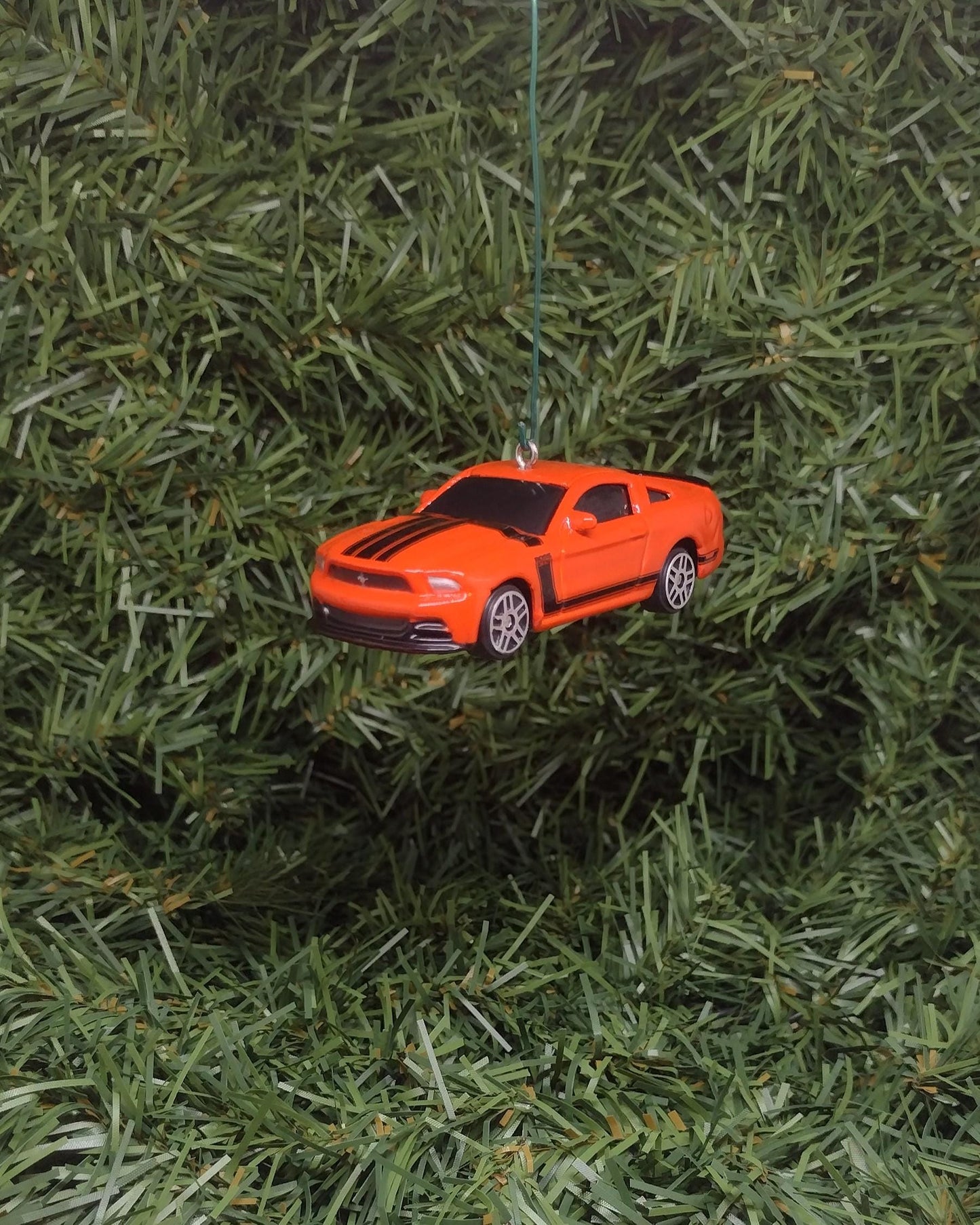 Ford Mustang Boss 302 Christmas tree ornament fun automotive gift for car enthusiast /man cave tree unique xmas idea