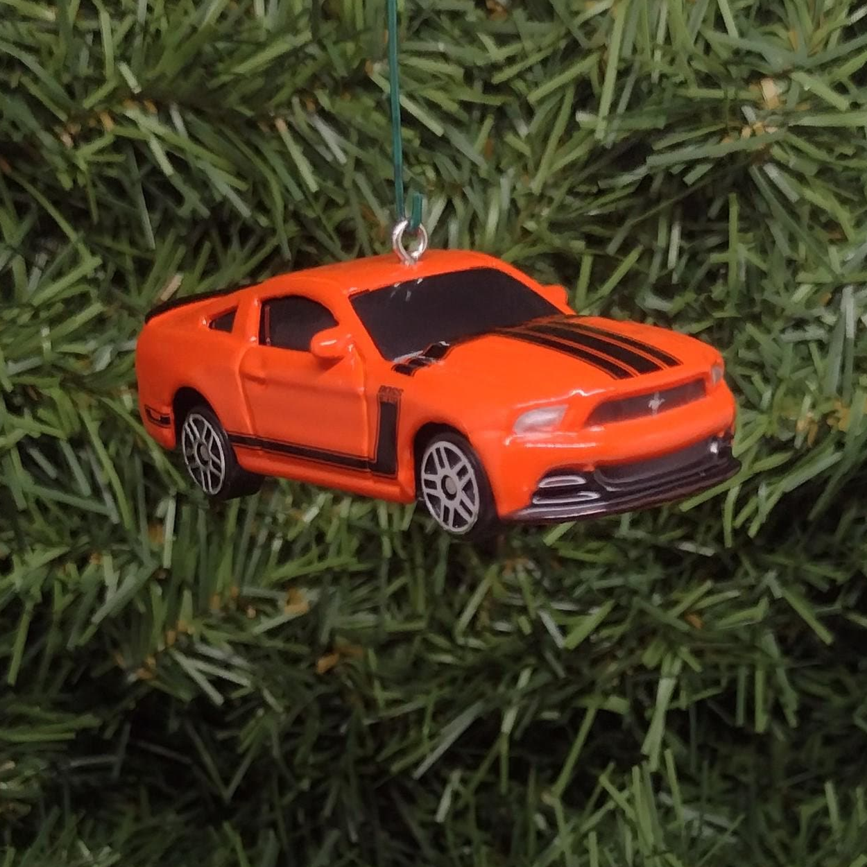 Ford Mustang Boss 302 Ornament Christmas Tree Decoration Unique Xmas Gift Idea orange