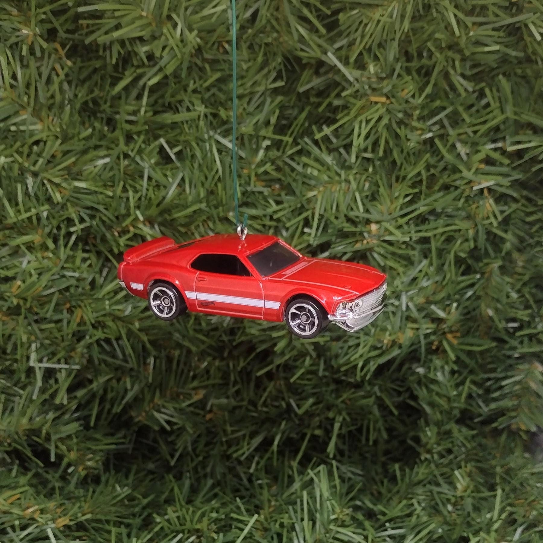 Ford Mustang Ornament 1969 Boss 302 Christmas Tree Decoration fun automotive gift for car enthusiast /man cave tree unique xmas idea