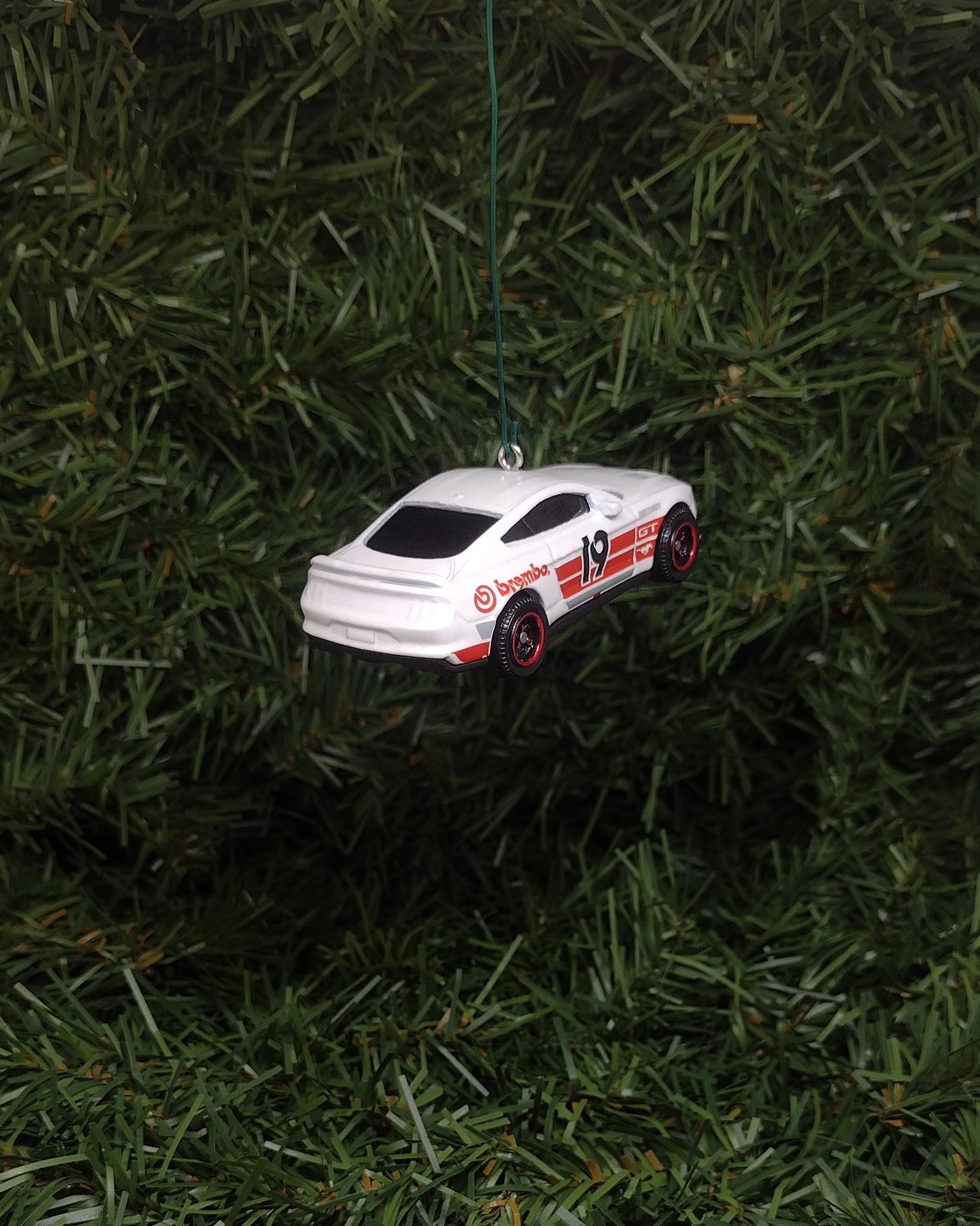 Ford 2019 Mustang Christmas Ornament Unique Xmas Tree Decoration Gift Idea White