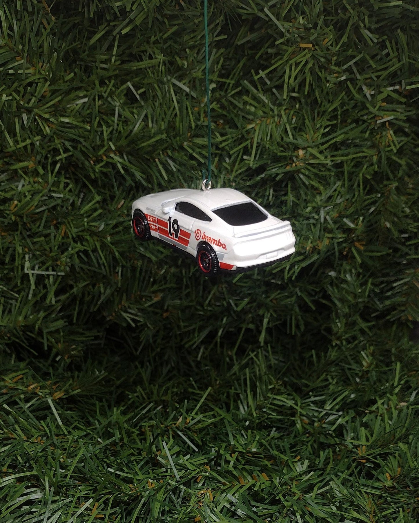 Ford 2019 Mustang Christmas Ornament Unique Xmas Tree Decoration Gift Idea White