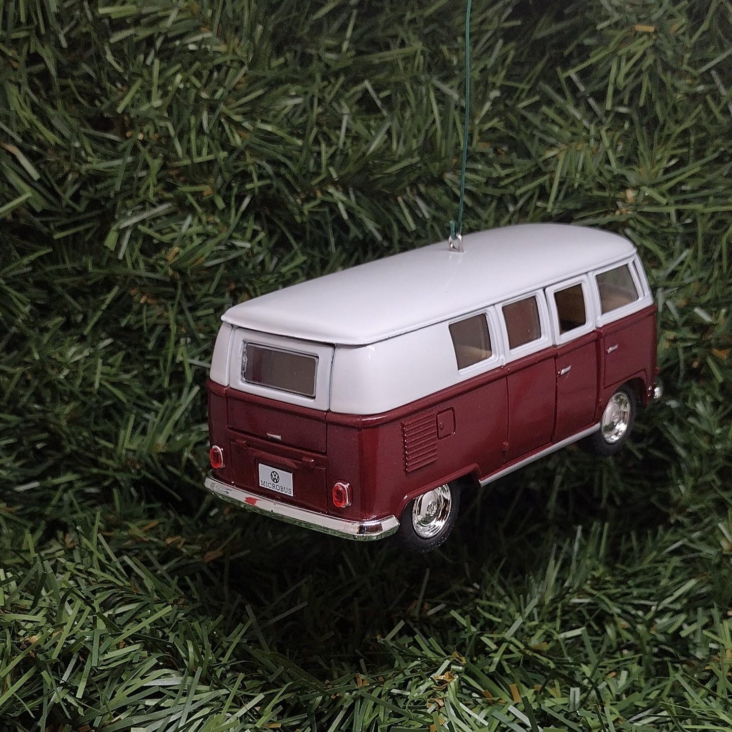 1962 VW Bus Ornament Christmas Tree Decoration Fun Automotive Gift For Car Enthusiast Volkswagen Unique Xmas Idea