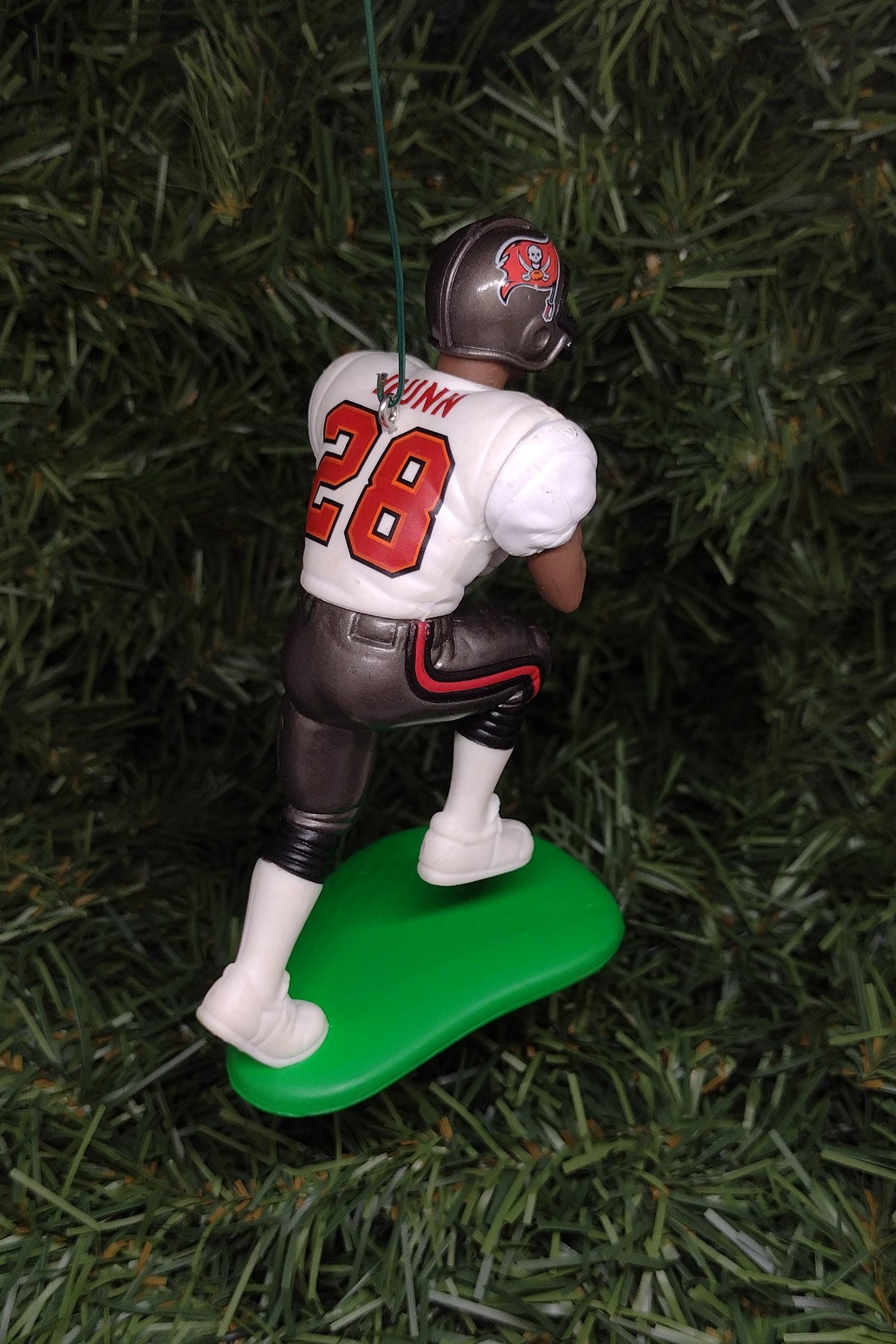 TAMPA BAY BUCS ornament Warrick Dunn Christmas gift idea unique Xmas tree decoration nfl football figure Buccaneers