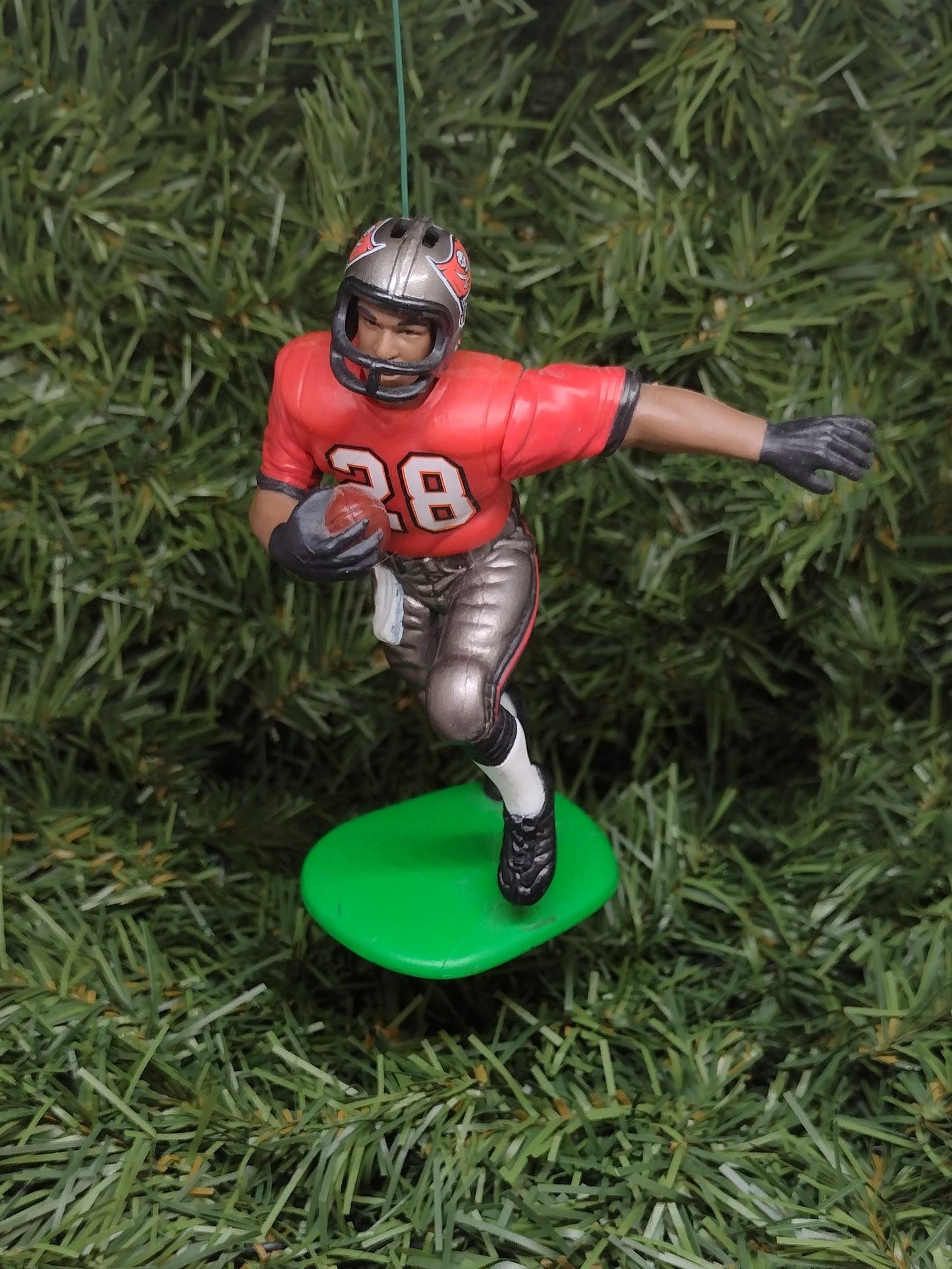 TAMPA BAY BUCS ornament Warrick Dunn Christmas gift idea unique Xmas tree decoration nfl football figure Buccaneers