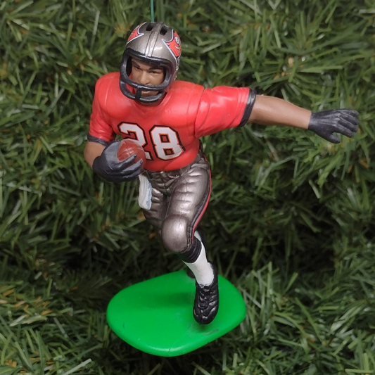 TAMPA BAY BUCS Ornament Warrick Dunn Christmas Gift Idea NFL Football Figure Xmas Decoration Buccaneers