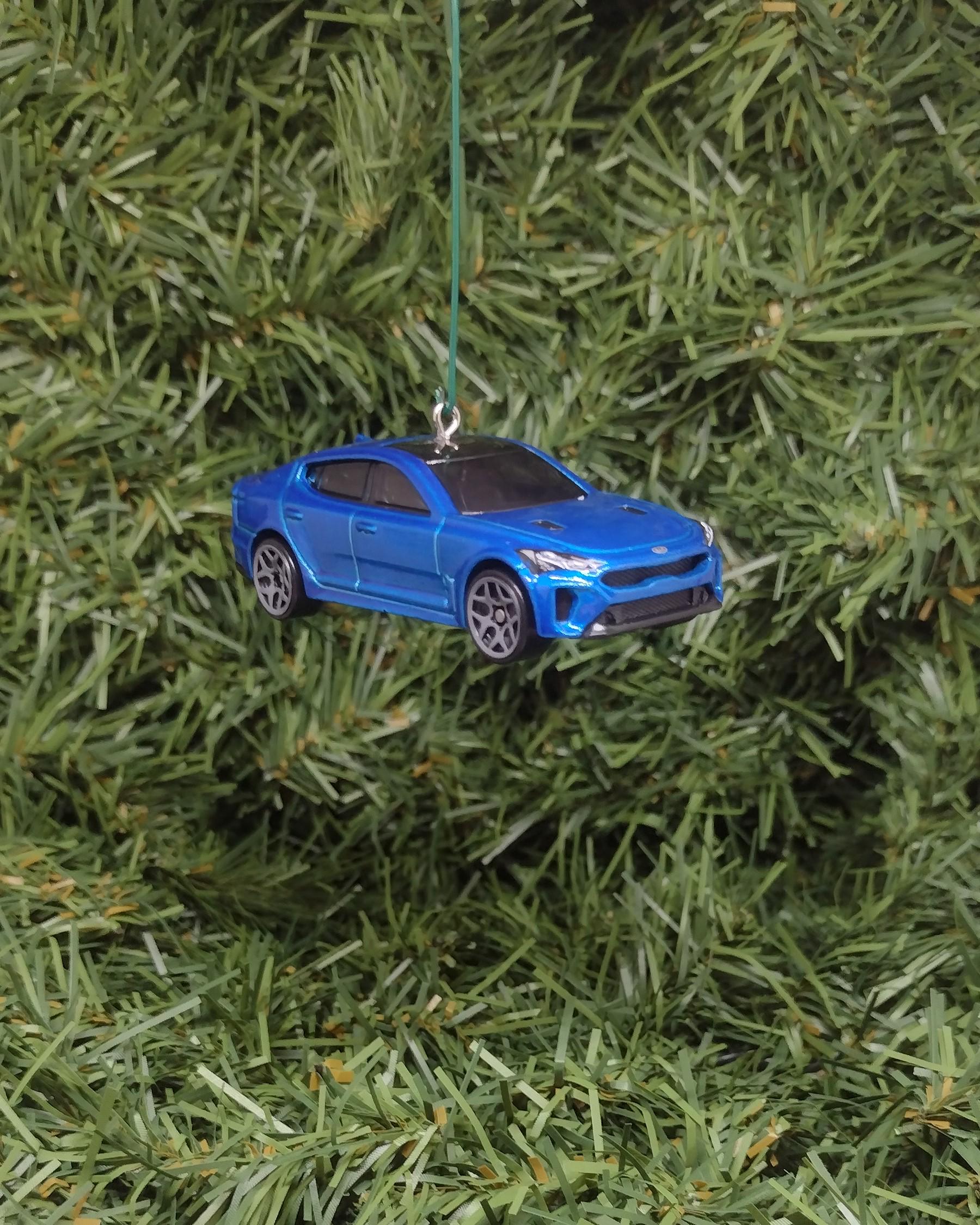 Kia Stinger GT Ornament Christmas Tree Decoration fun gift idea for car enthusiast unique xmas present nicely detailed