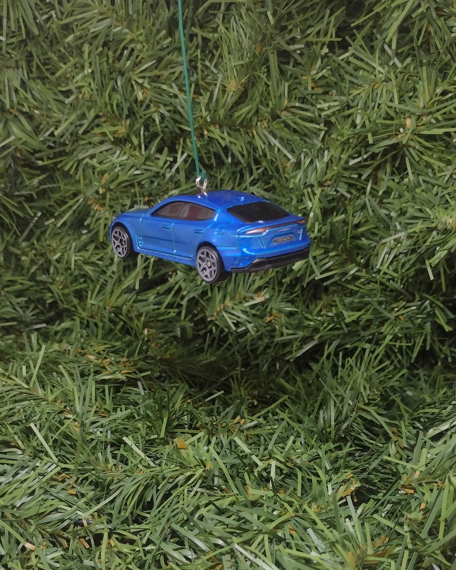 Kia Stinger GT Ornament Christmas Tree Decoration fun gift idea for car enthusiast unique xmas present nicely detailed