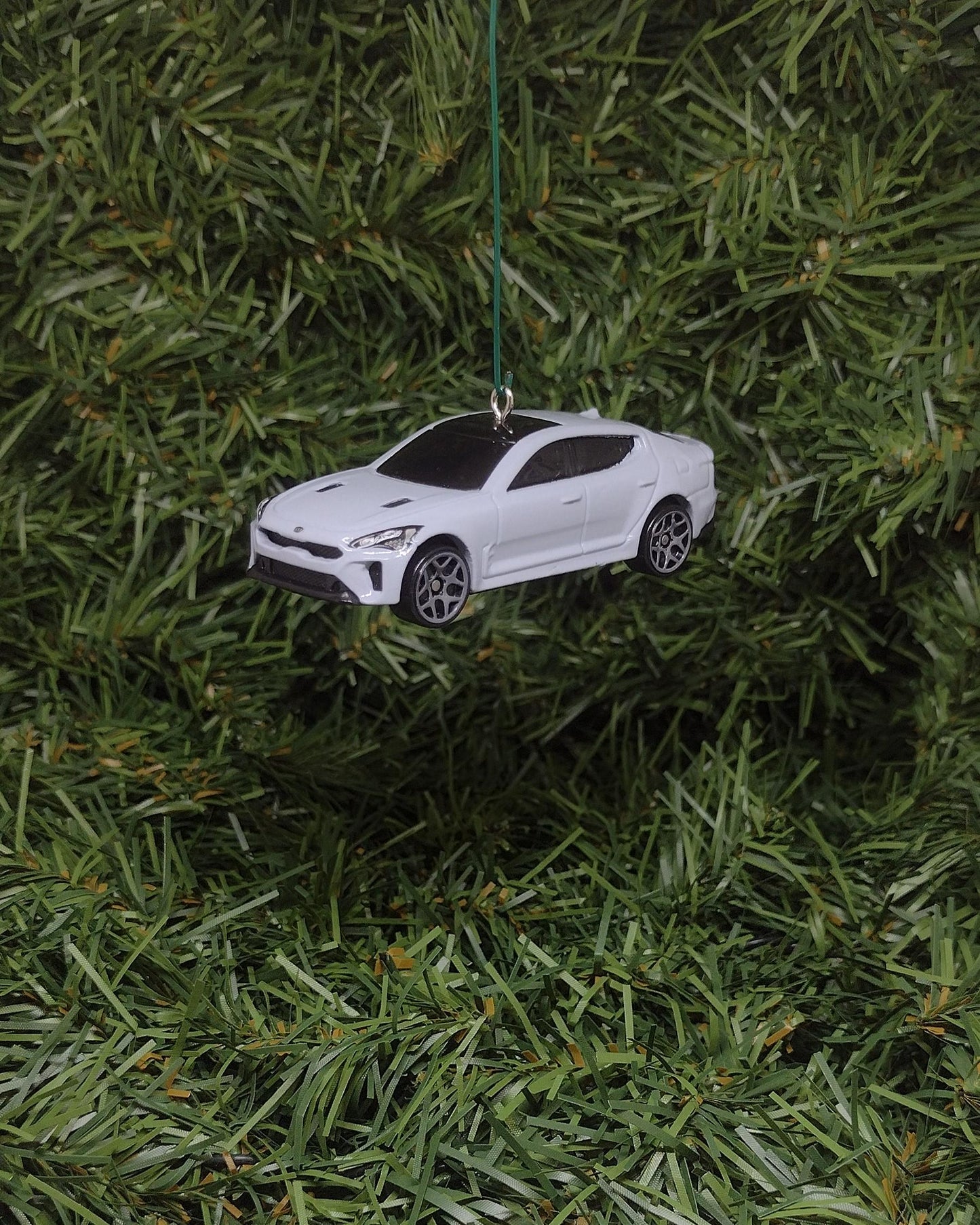 KIA STINGER 2019 GT Christmas Ornament Unique Gift Idea Xmas Tree Decoration 2018-2023 Light Gray