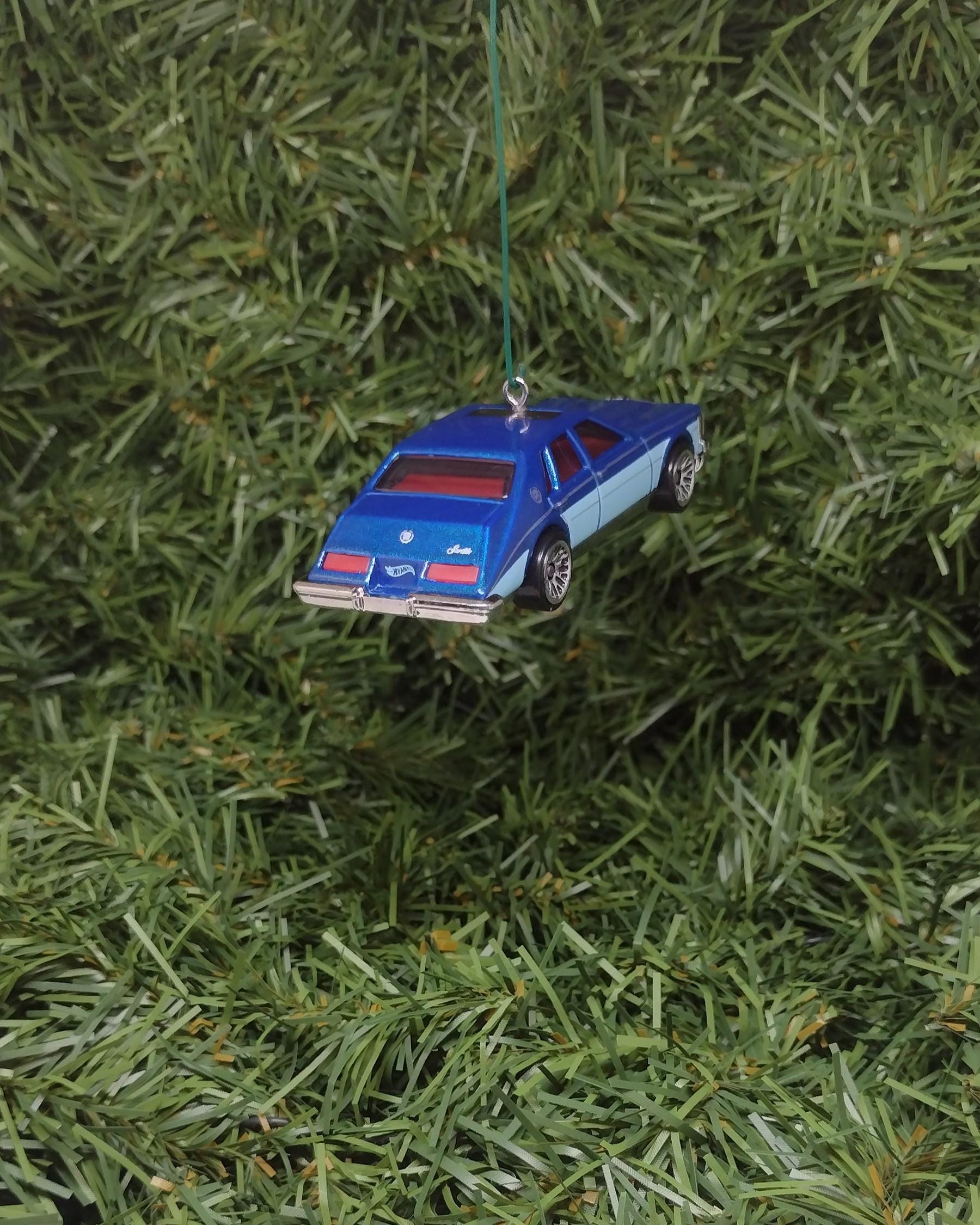 CADILLAC SEVILLE Christmas Ornament Unique Gift Idea Caddy Xmas Tree Decoration 1980-1985 Blue