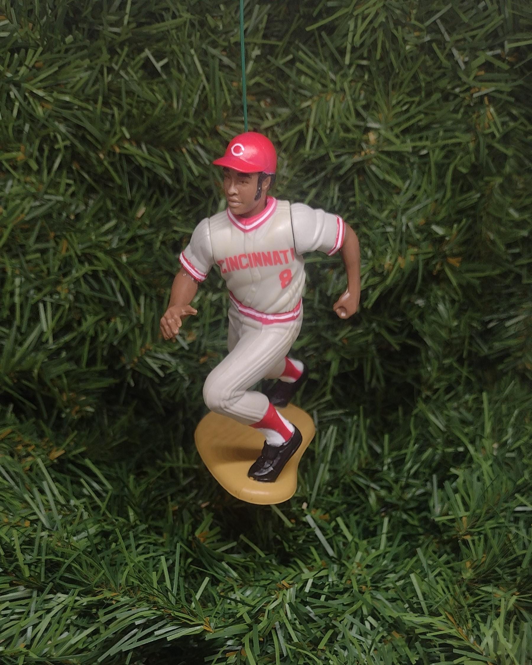 Cincinnati Reds Ornament Joe Morgan Christmas Gift Idea MLB baseball Figure Unique Xmas Tree Decoration