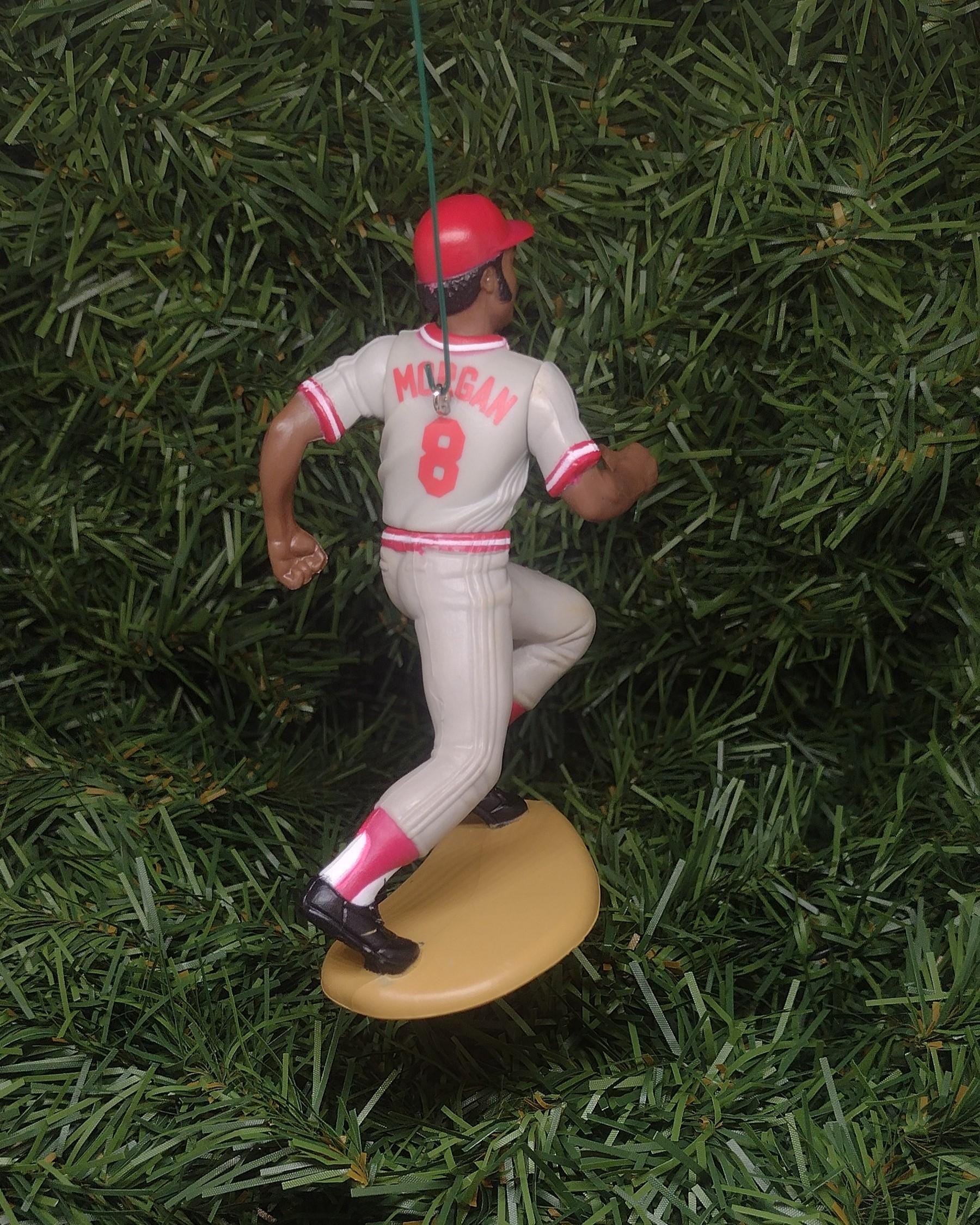 Cincinnati Reds Ornament Joe Morgan Christmas Gift Idea MLB baseball Figure Unique Xmas Tree Decoration