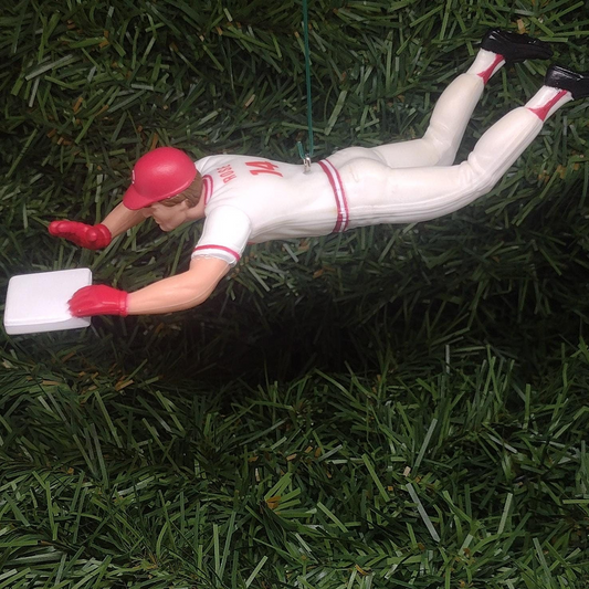 Pete Rose "Charlie Hustle" CINCINNATI REDS Christmas Ornament MLB Baseball Figure Unique Gift