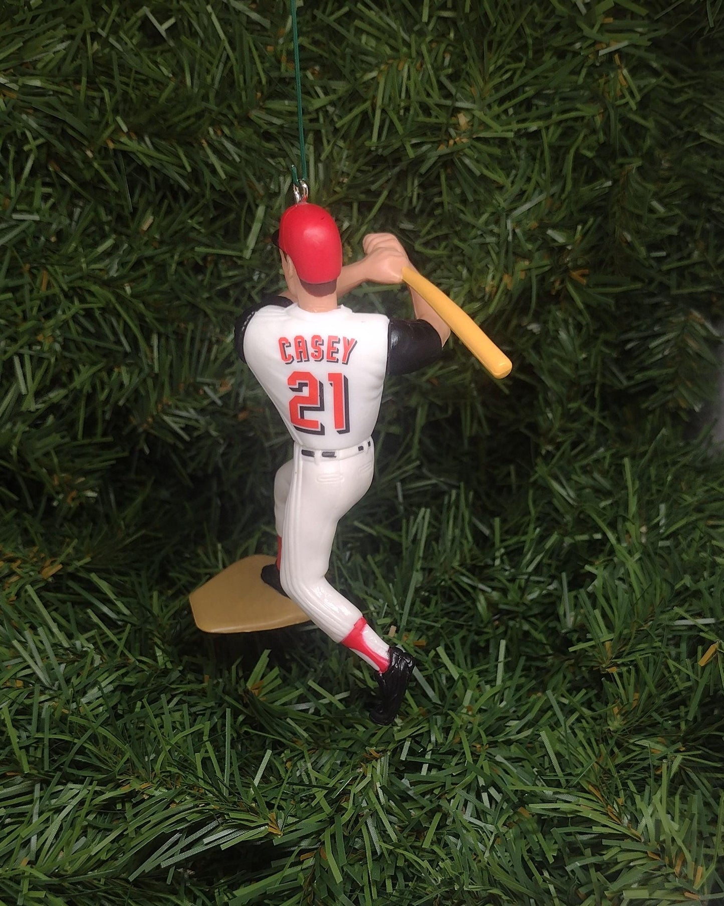 CINCINNATI REDS Christmas Ornaments Chris Sabo Sean Casey Scott Williamson Unique Gift Idea MLB Baseball Figures Unique Xmas Tree Decoration