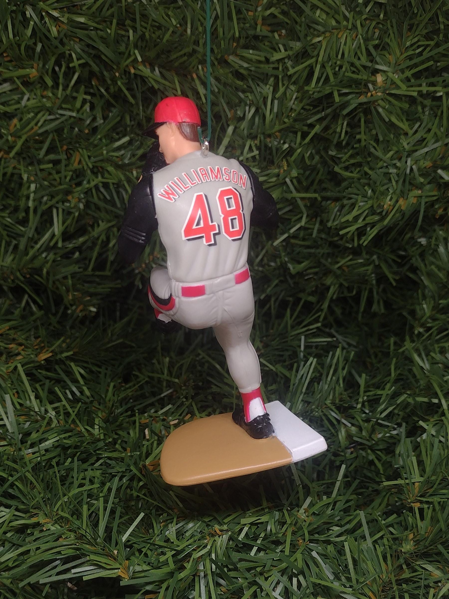 CINCINNATI REDS Christmas Ornaments Chris Sabo Sean Casey Scott Williamson Unique Gift Idea MLB Baseball Figures Unique Xmas Tree Decoration