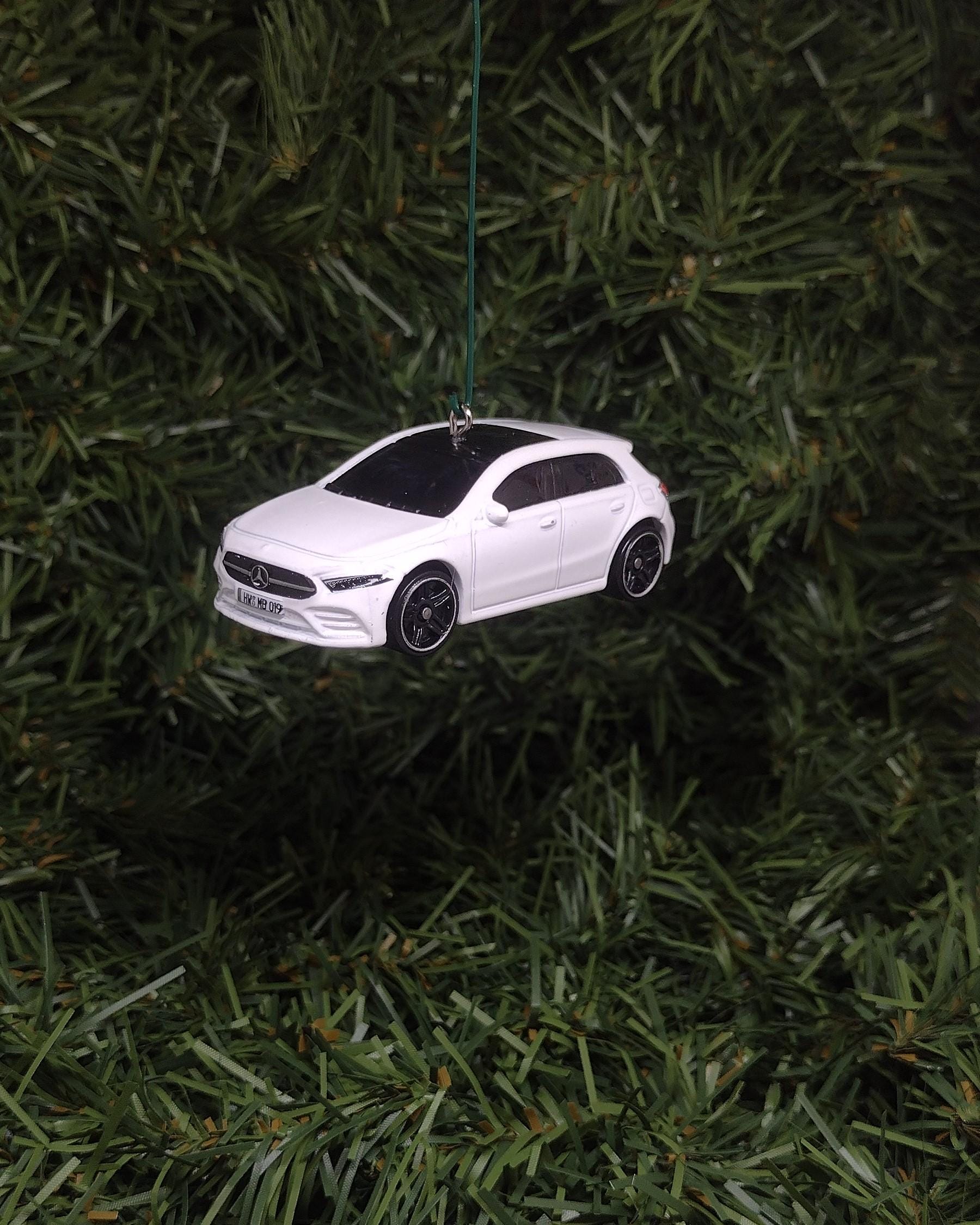 MERCEDES-BENZ 2019 A-Class Christmas Ornament Unique Gift Idea Xmas Tree Decoration 2018-2022 White