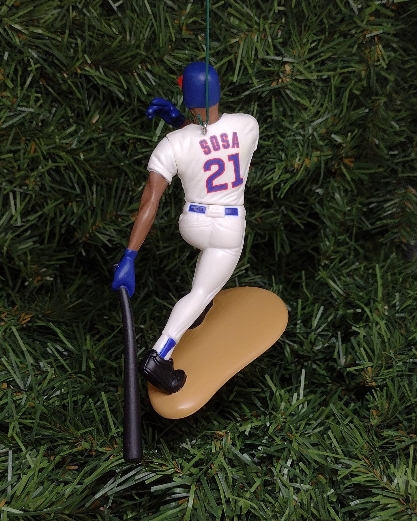 CHICAGO CUBS Christmas Ornaments Sammy Sosa Unique Gift Idea MLB Baseball Figure Xmas Tree Decoration