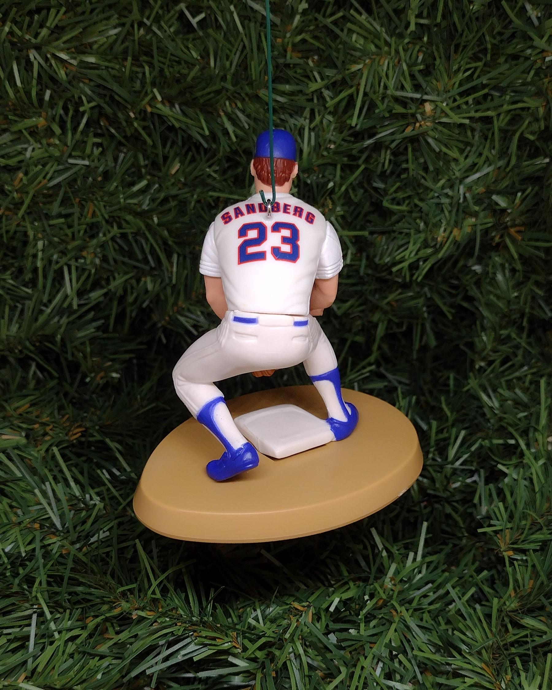 Ryne Sandberg CHICAGO CUBS ornament Christmas tree decoration unique Xmas gift idea MLB baseball figure