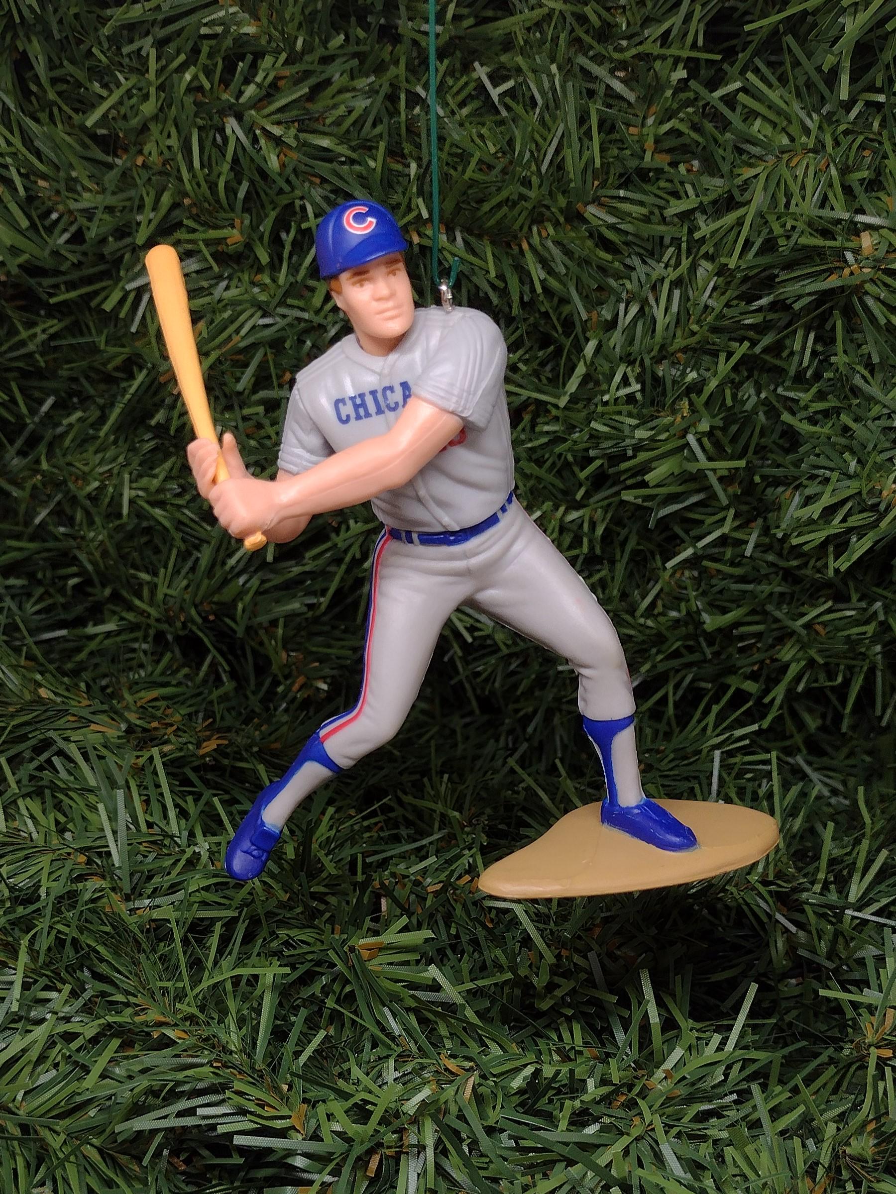 Ryne Sandberg CHICAGO CUBS ornament Christmas tree decoration unique Xmas gift idea MLB baseball figure