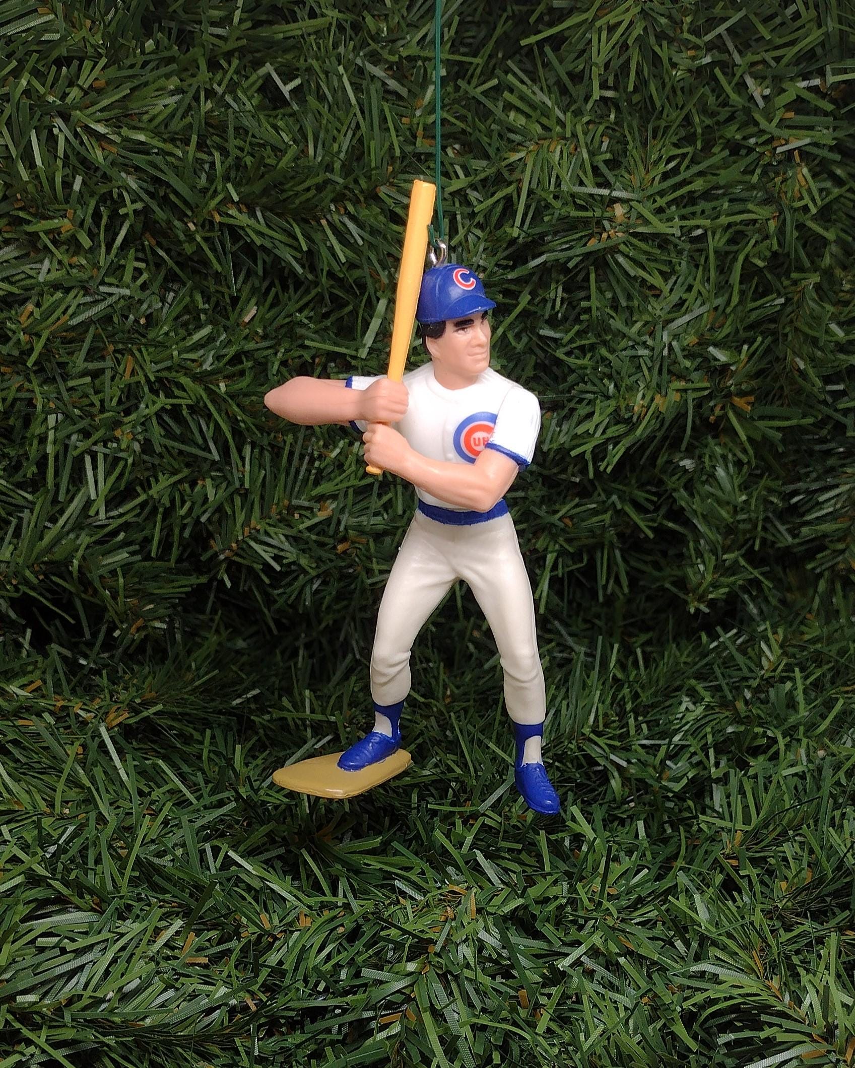 CHICAGO CUBS Christmas Ornaments Ernie Banks Andre Dawson Jody Davis Dunston BerryHill Unique Gift Idea Xmas Tree Decoration