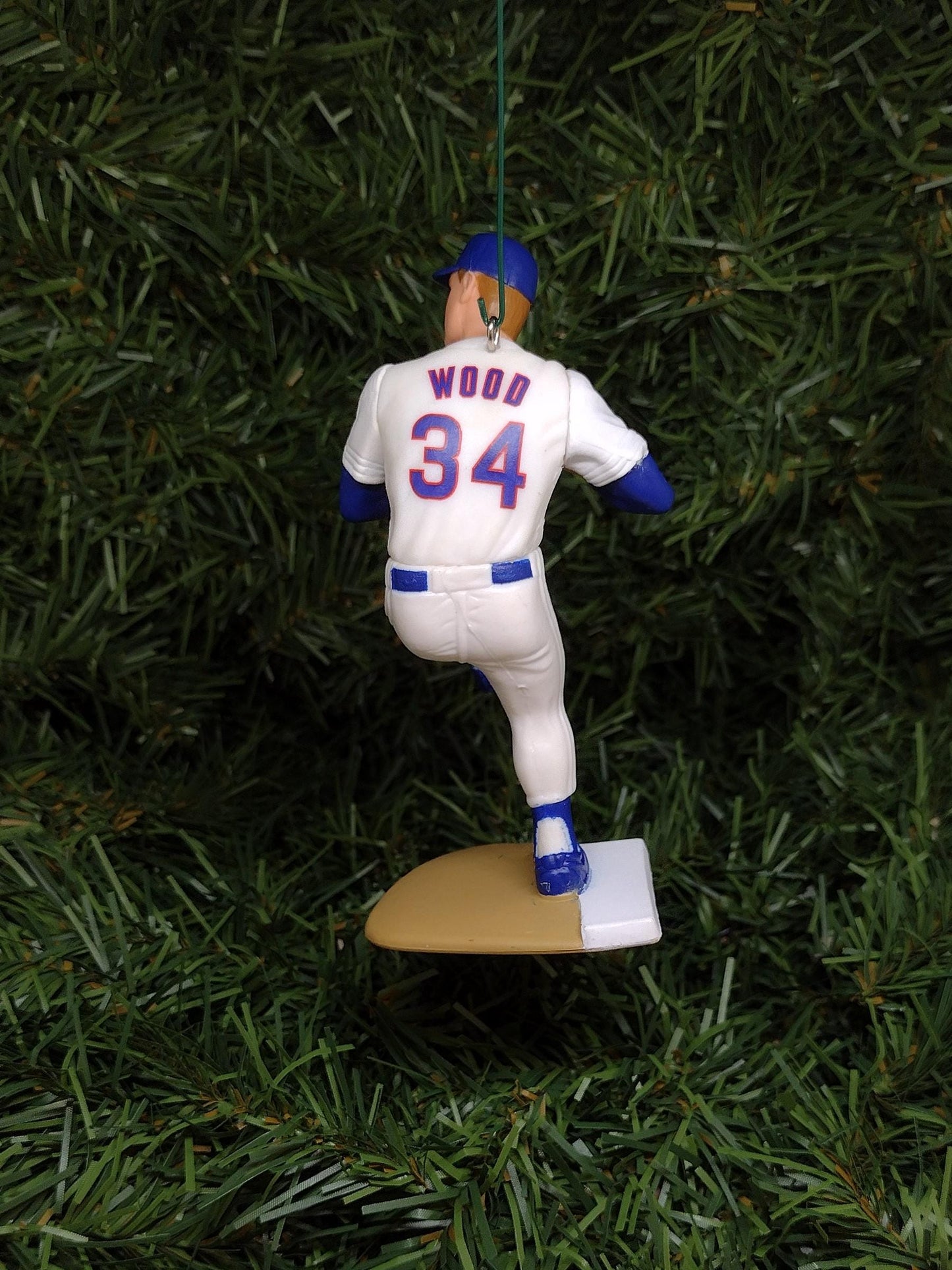 CHICAGO CUBS Christmas Ornaments Billy Williams Mark Grace Kerry Wood Andre Dawson Durham BerryHill Unique Gift Idea Xmas Tree Decoration