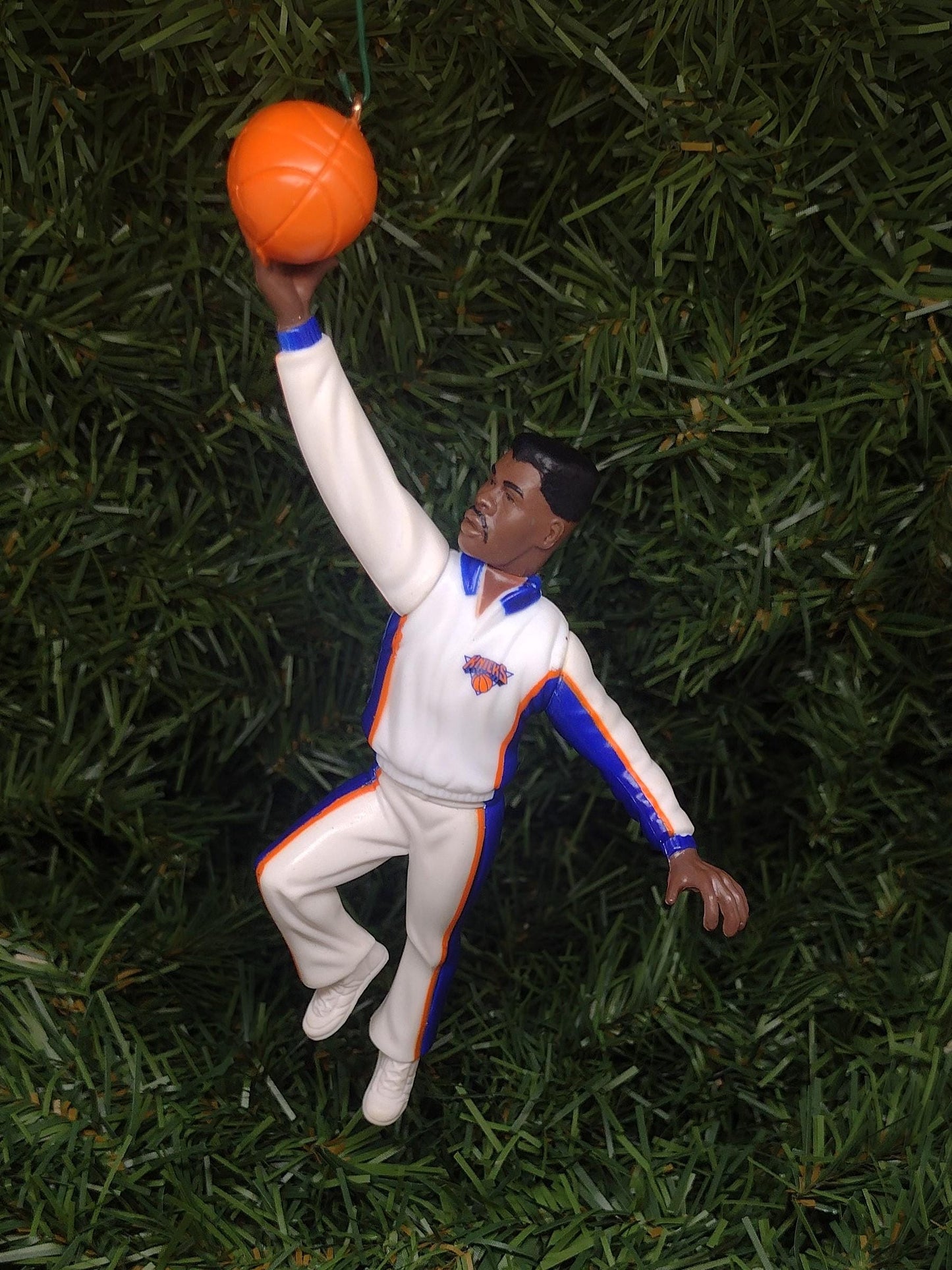 Patrick Ewing NEW YORK KNICKS Christmas tree ornament xmas nba basketball figure unique gift idea Knick ornaments