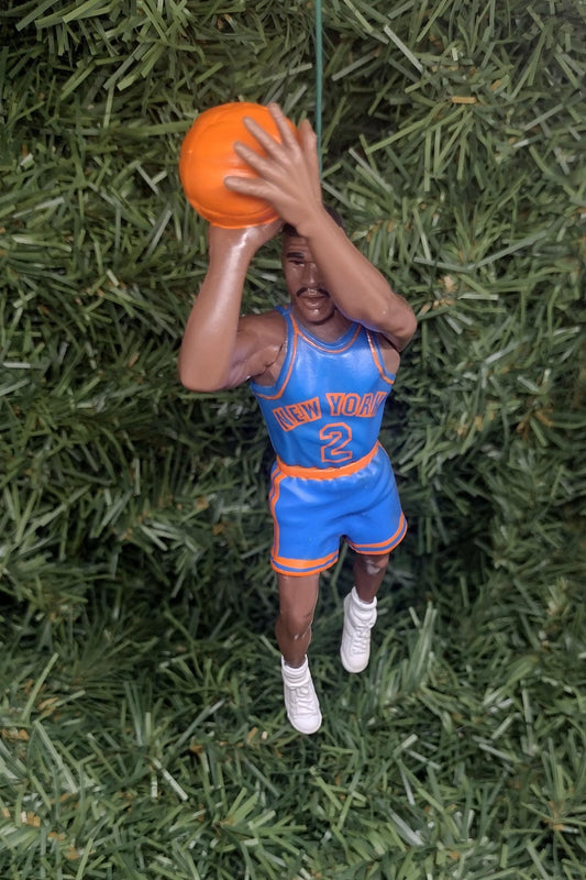 Larry Johnson NEW YORK KNICKS ornament Christmas tree decoration unique Xmas gift idea nba basketball figure