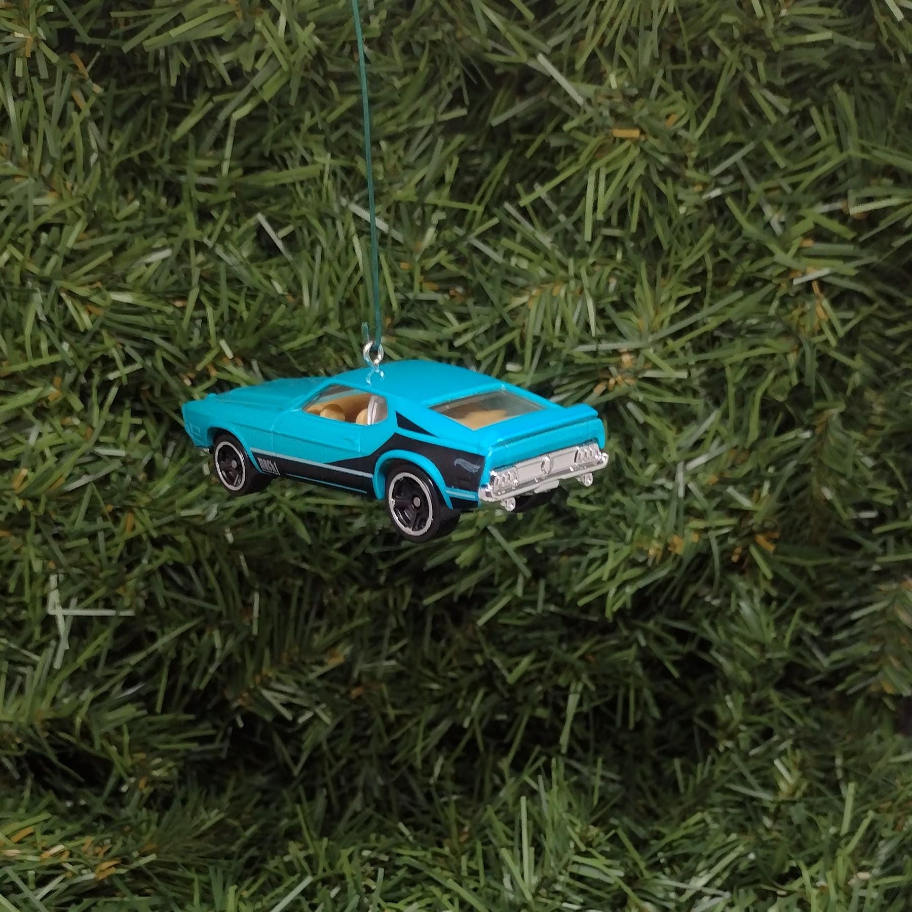 Ford Mustang Ornament 1971 Mach 1 Christmas Gift Idea Unique Car Xmas Tree Decoration