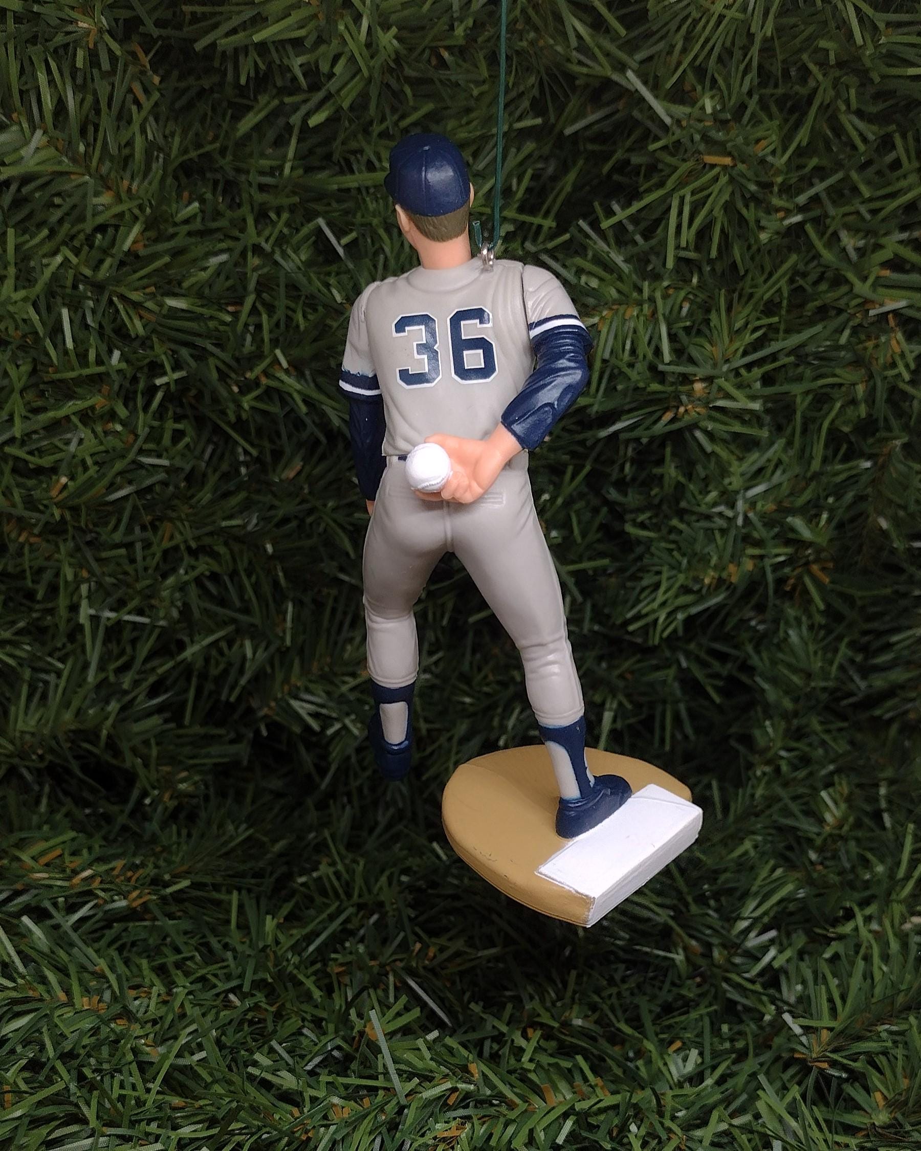 NEW YORK YANKEES Christmas tree ornament David Cone baseball xmas figure unique gift idea perfect game in 1999