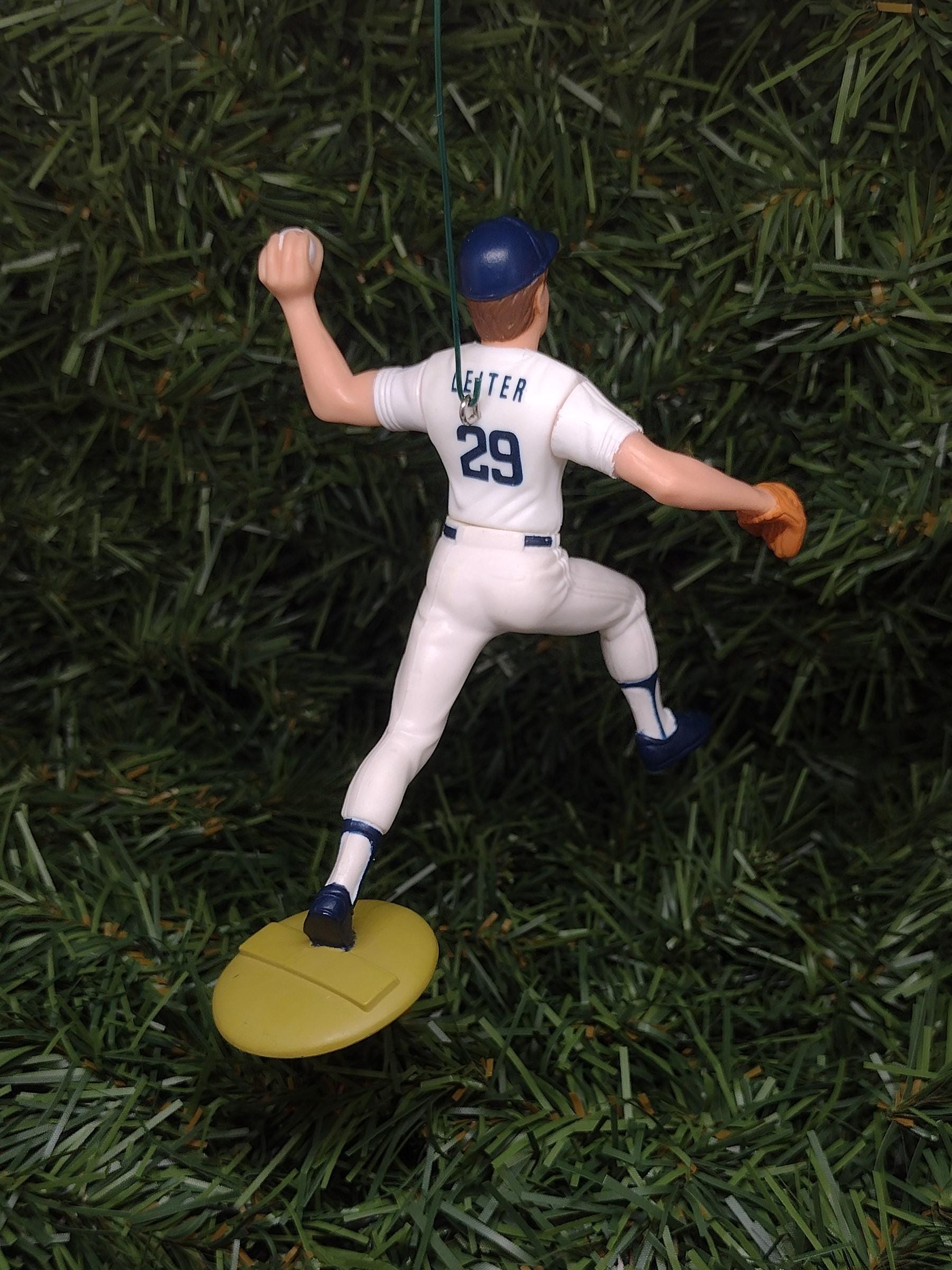 NEW YORK YANKEES Christmas Ornaments Don Slaught/Roberto Kelly/Hideki Irabu/Jessie Barfield Xmas Gift Idea Mlb Figure