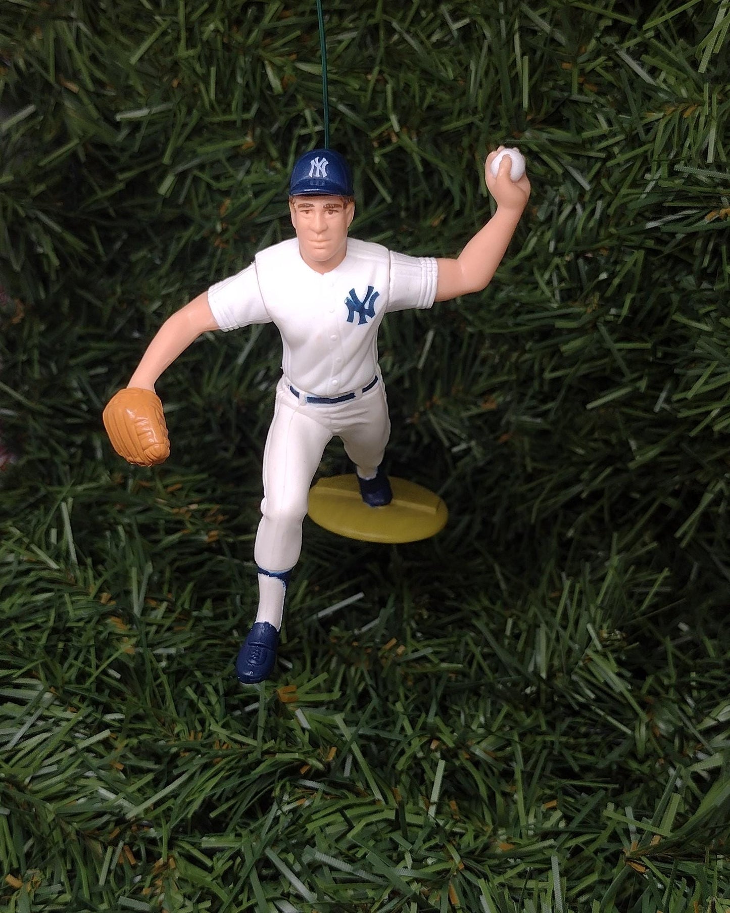 NEW YORK YANKEES Christmas Ornaments Don Slaught/Roberto Kelly/Hideki Irabu/Jessie Barfield Xmas Gift Idea Mlb Figure