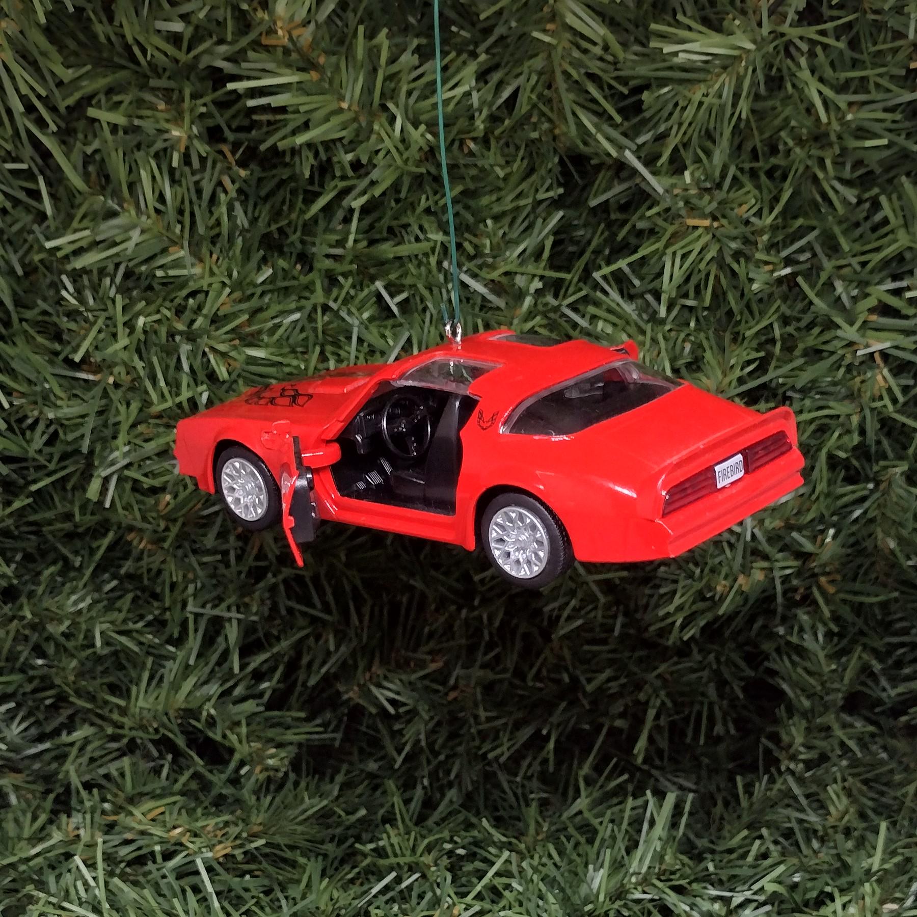 PONTIAC FIREBIRD 1978 Ornament Christmas Tree Decoration Fun Gift Idea For Car Enthusiast Unique Xmas Present Red