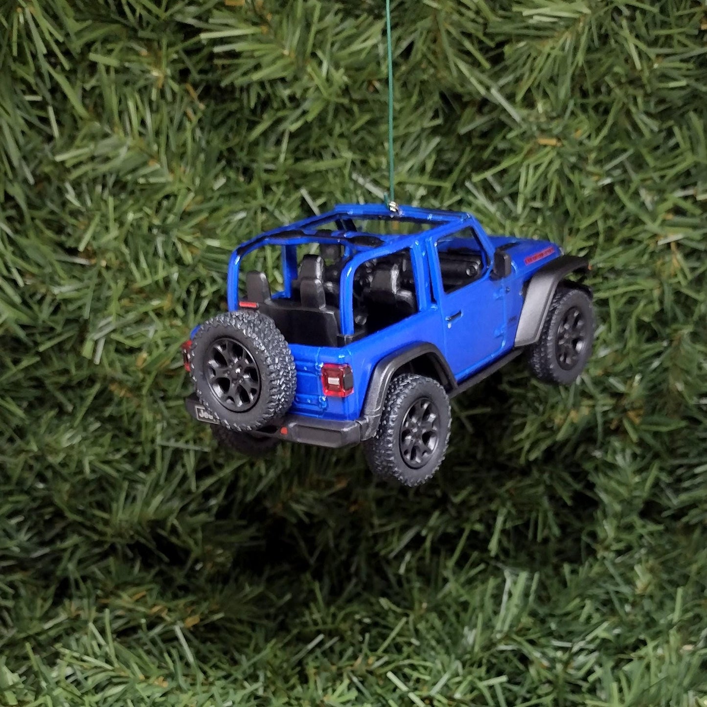 JEEP Wrangler Christmas Ornament OPEN TOP Gift Idea Fun Xmas tree Decoration 5 inch 2018 blue