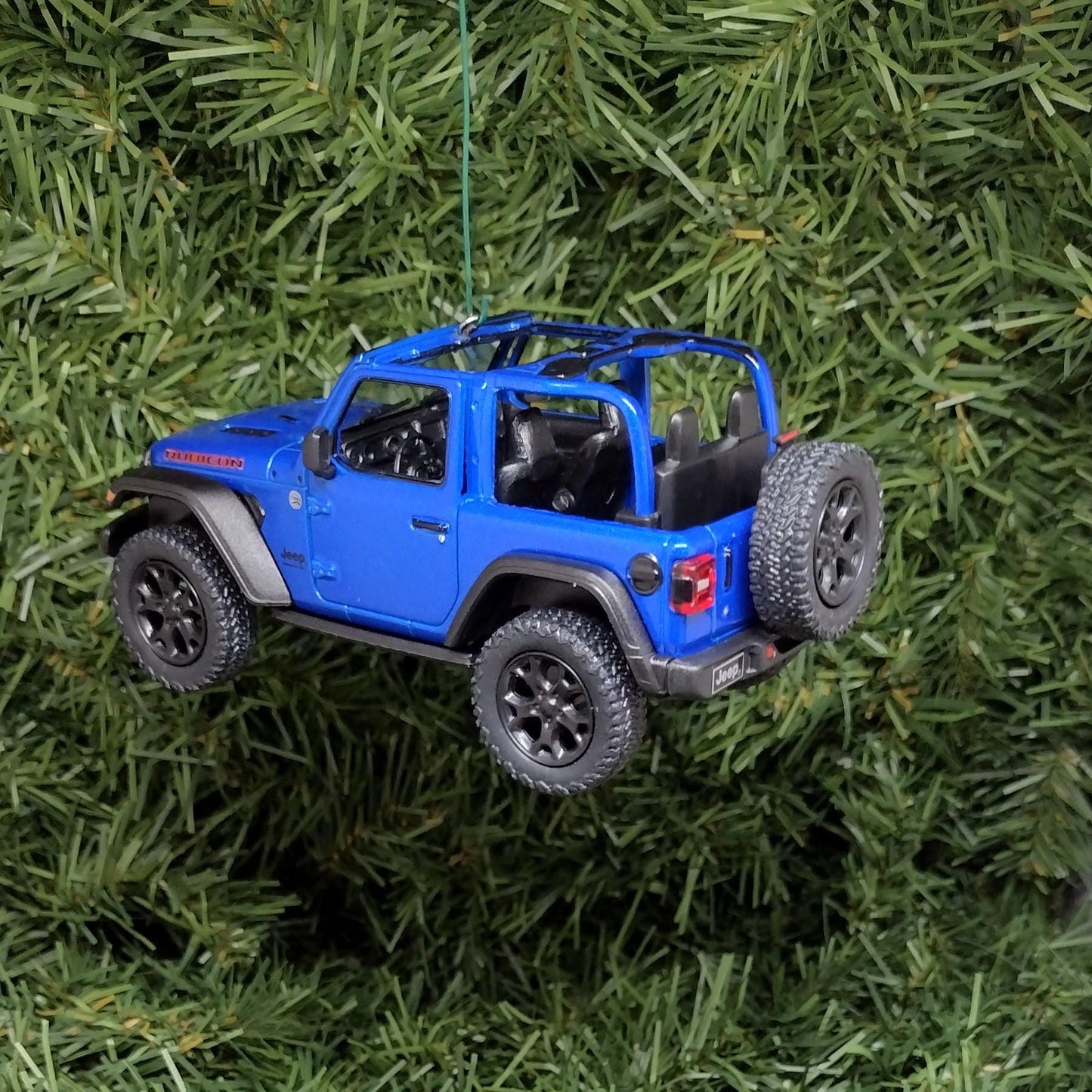 JEEP Wrangler Christmas Ornament OPEN TOP Gift Idea Fun Xmas tree Decoration 5 inch 2018 blue