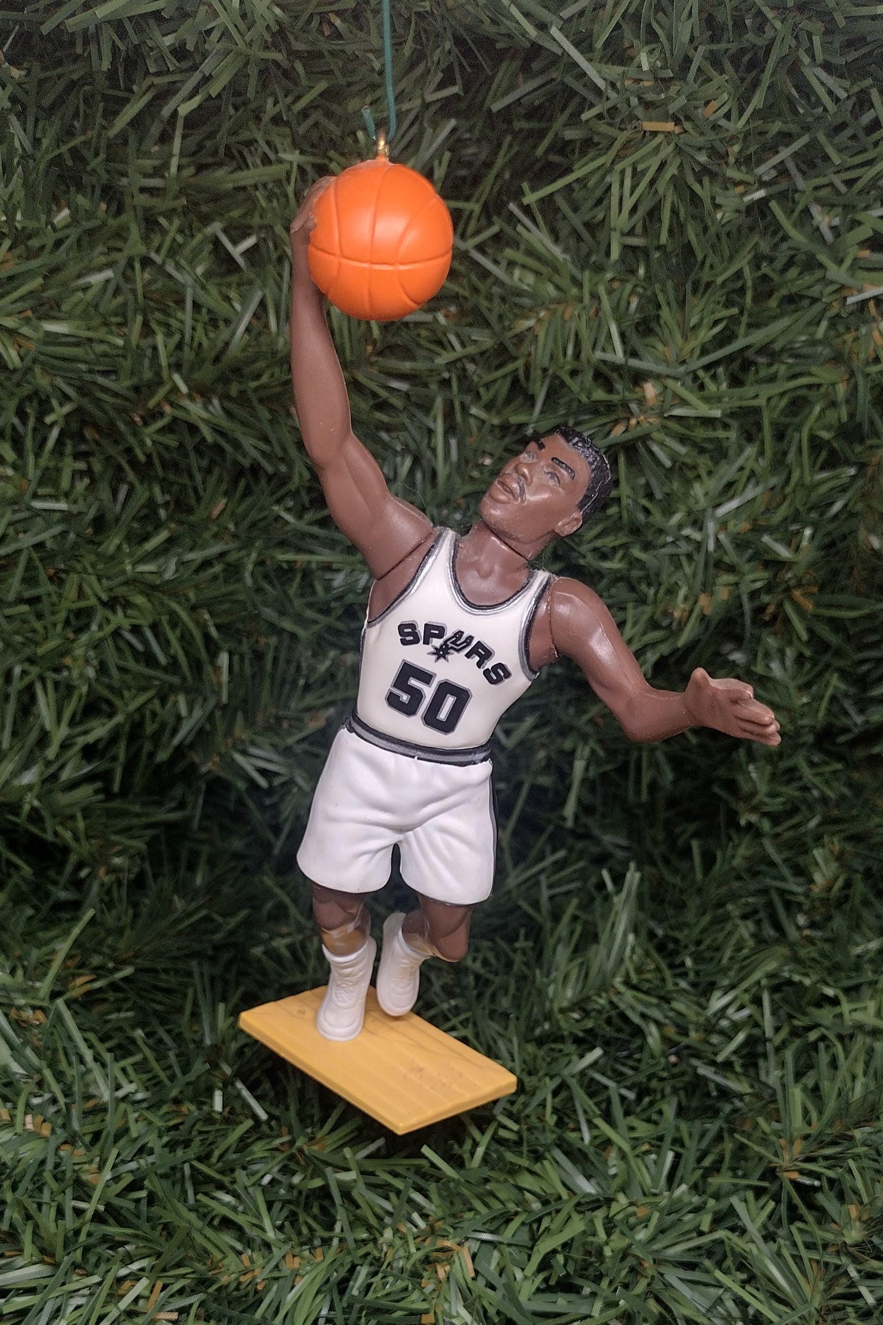 David Robinson SAN ANTONIO SPURS Christmas tree ornament xmas nba basketball figure unique gift idea spur ornaments