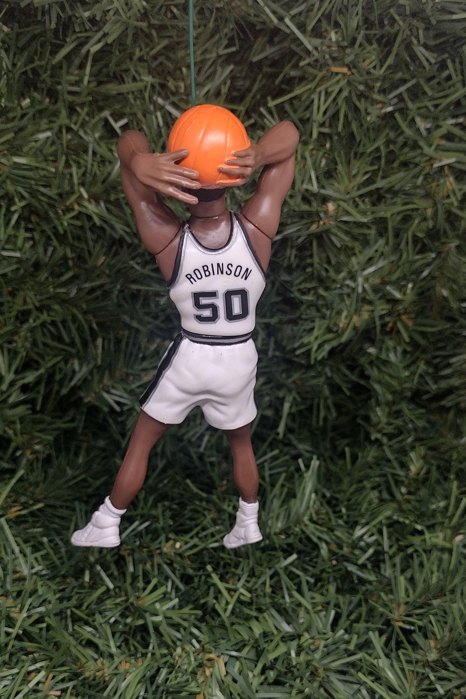 David Robinson SAN ANTONIO SPURS Christmas tree ornament xmas nba basketball figure unique gift idea spur ornaments