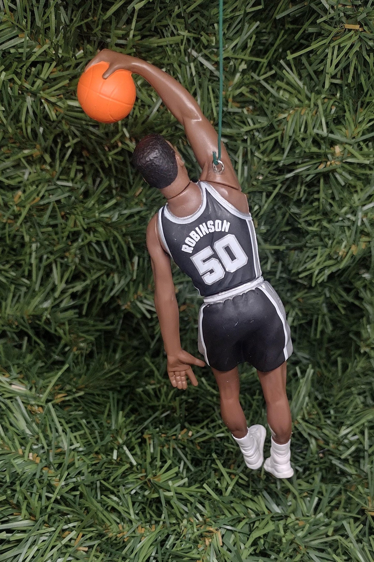 David Robinson SAN ANTONIO SPURS Christmas tree ornament xmas nba basketball figure unique gift idea spur ornaments