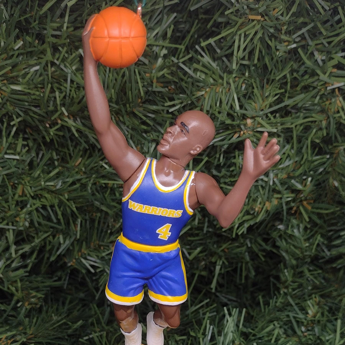 GOLDEN STATE WARRIORS NBA Christmas Ornaments Tim Hardaway/Chris Mullin/Chris Webber/Latrell Sprewell Basketball Figure Gift