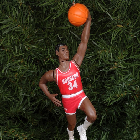 HOUSTON ROCKETS NBA Christmas Ornament Hakeem Olajuwon/Charles Barkley/Clyde Drexler/Scottie Pippen