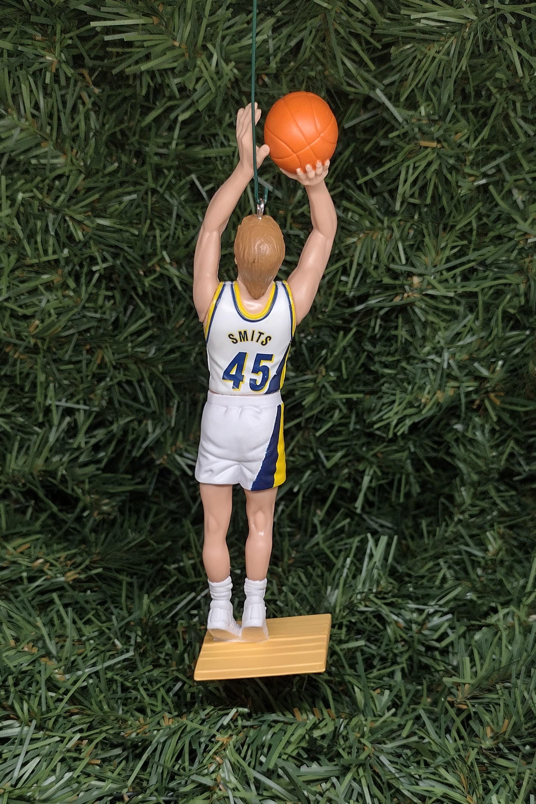 INDIANA PACERS Christmas ornament Reggie Miller/Rik Smits xmas tree nba basketball figure unique gift idea Pacer ornaments