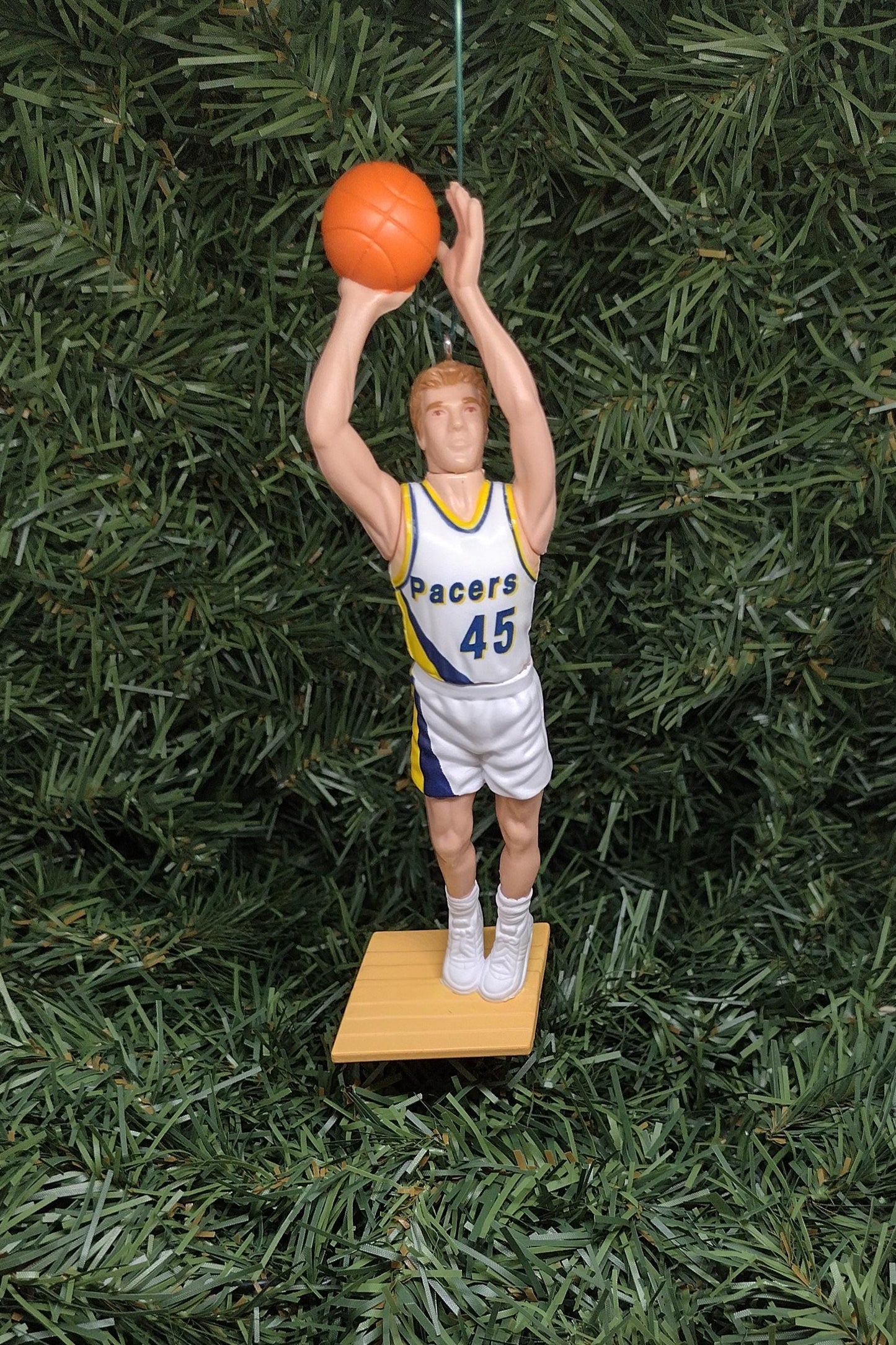 INDIANA PACERS Christmas ornament Reggie Miller/Rik Smits xmas tree nba basketball figure unique gift idea Pacer ornaments