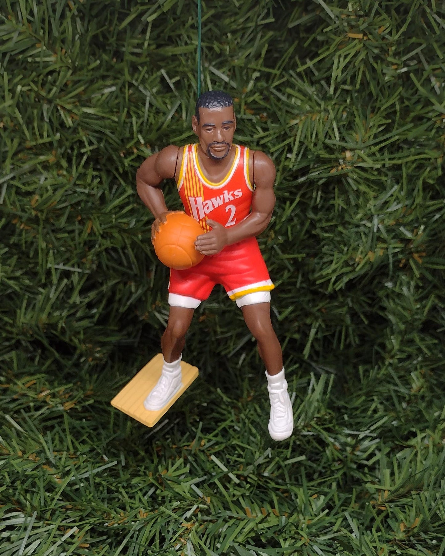 ATLANTA HAWKS Christmas Ornaments Trae Young/Spud Webb/Dominique Wilkins/Dikembe Mutombo/Stacey Augmon NBA Basketball Unique Gift