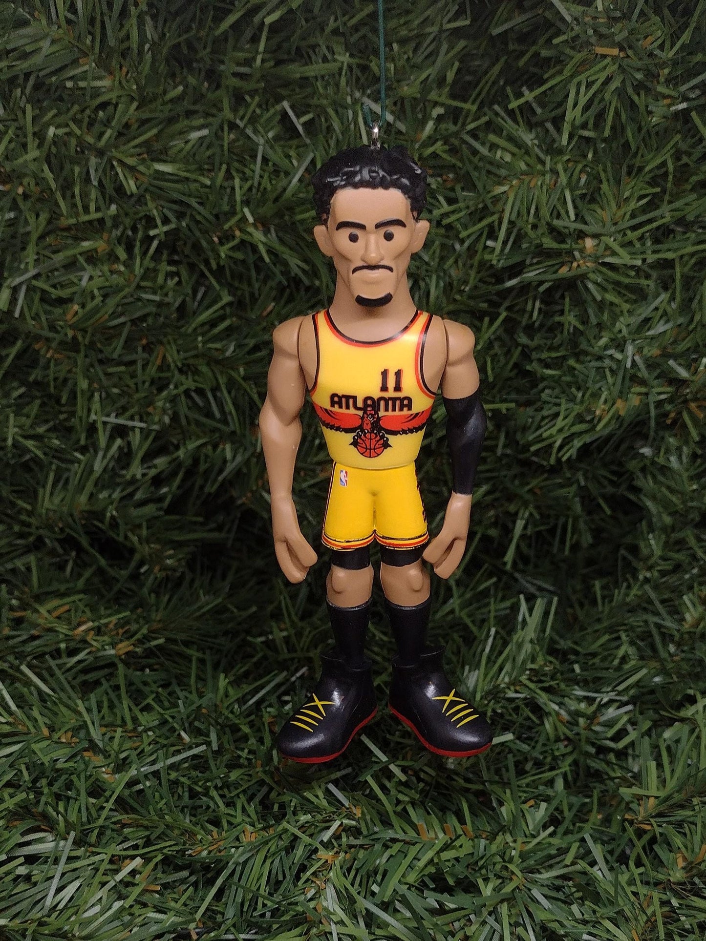 ATLANTA HAWKS Christmas Ornaments Trae Young/Spud Webb/Dominique Wilkins/Dikembe Mutombo/Stacey Augmon NBA Basketball Unique Gift